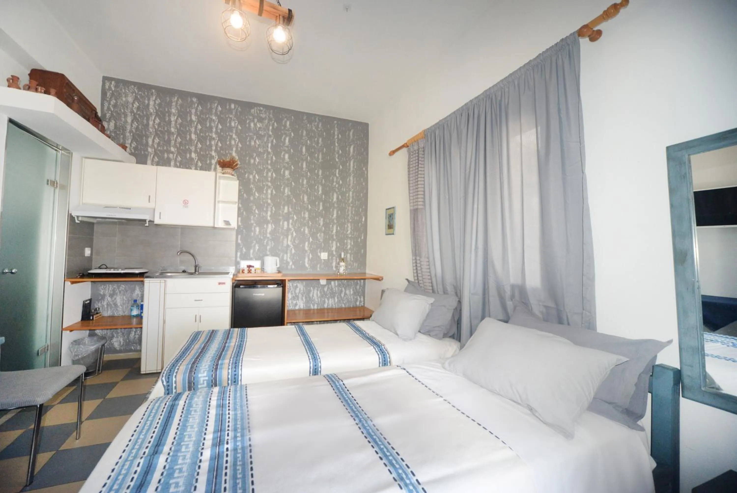 Bed in Panorama Studios & Apartments