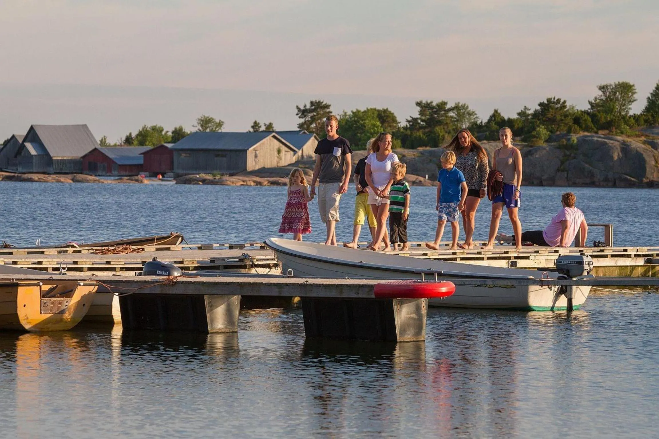 People in Käringsund Resort