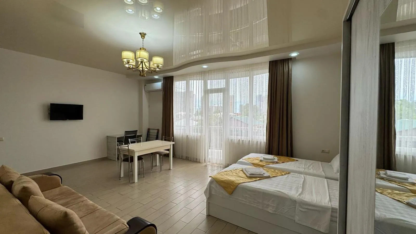Seating area, Bed in Nakashidze's Apartments