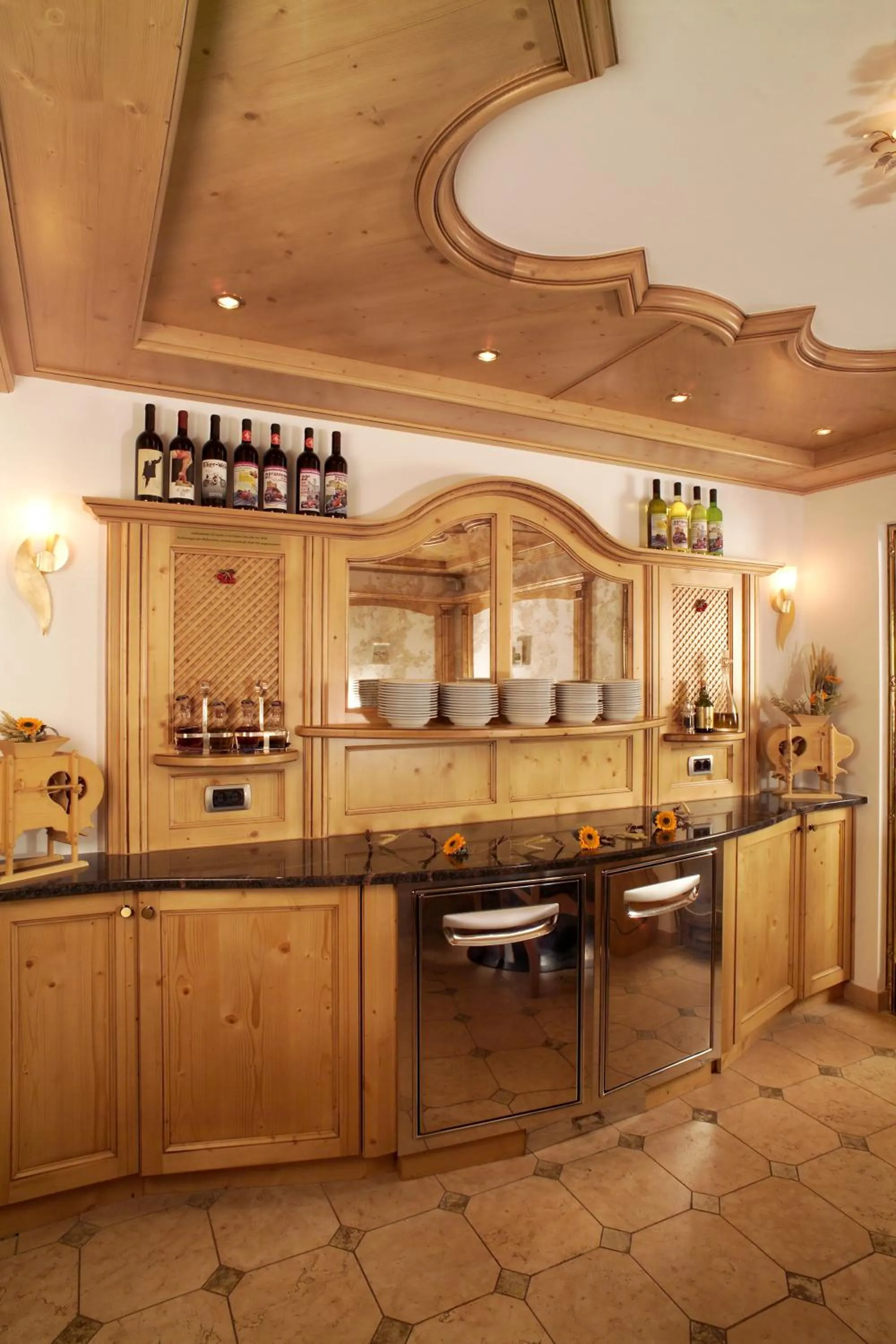 Decorative detail in Hotel Flora