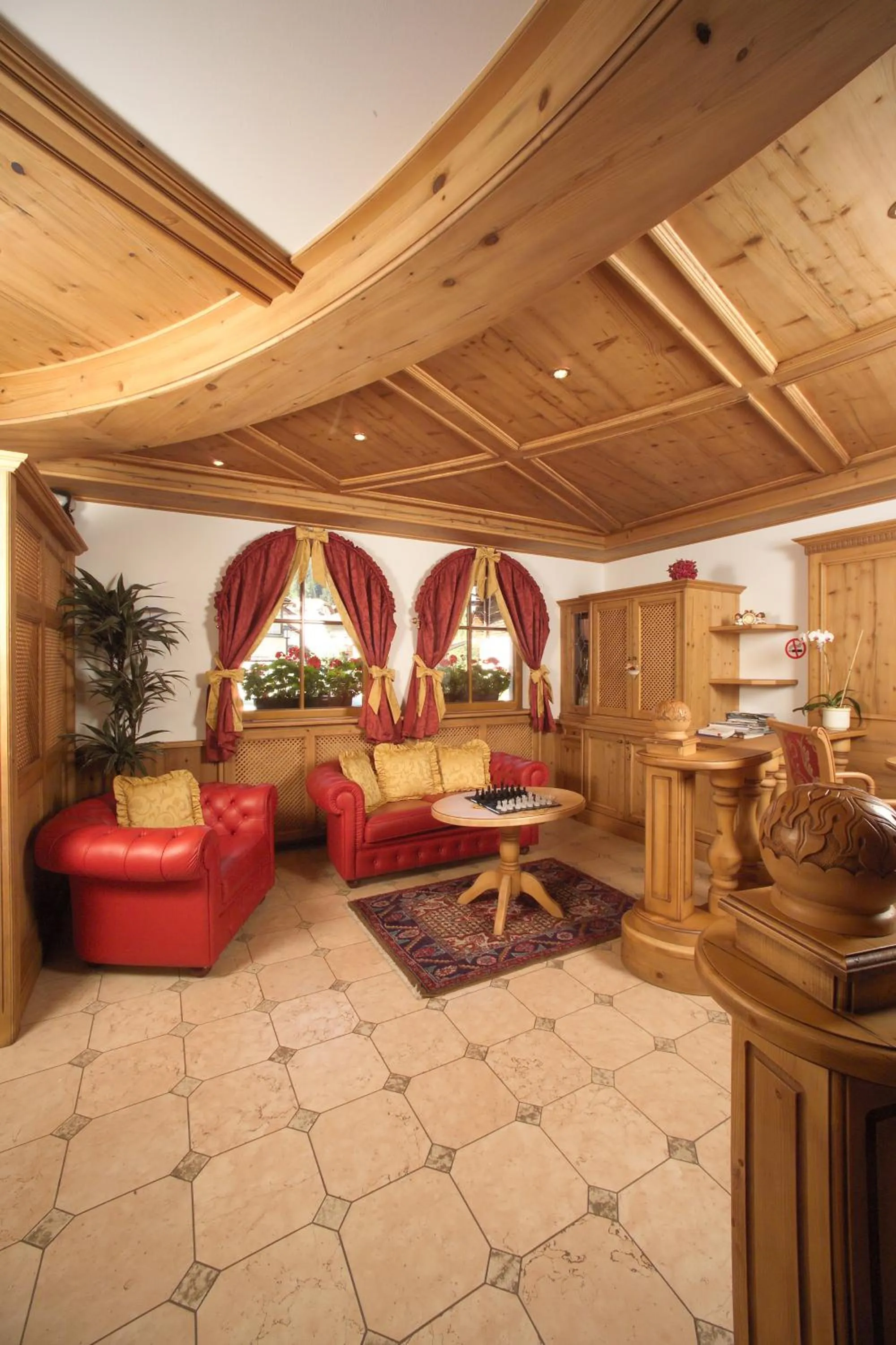 Lobby or reception in Hotel Flora