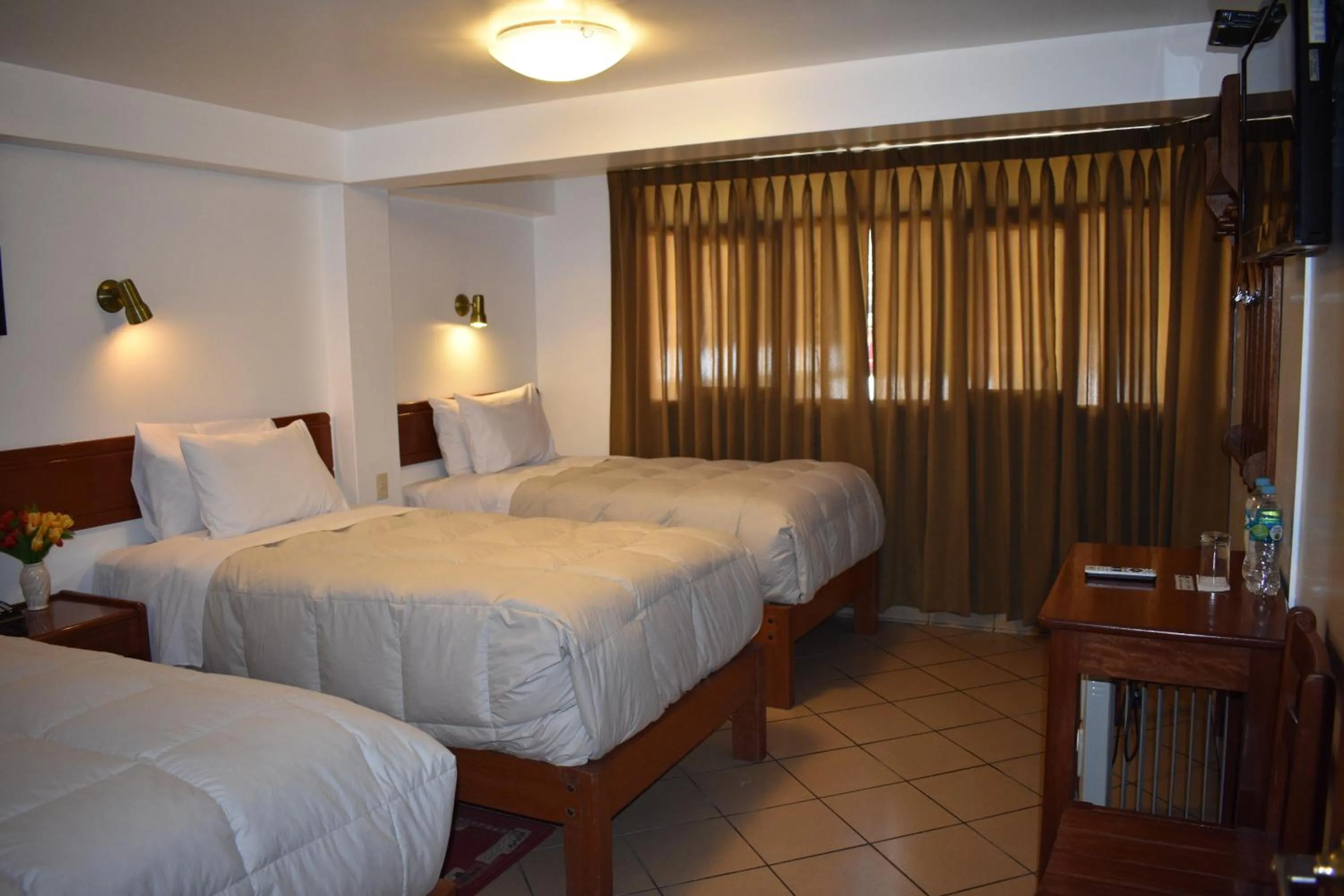 Bed in Casa De Luz Hotel