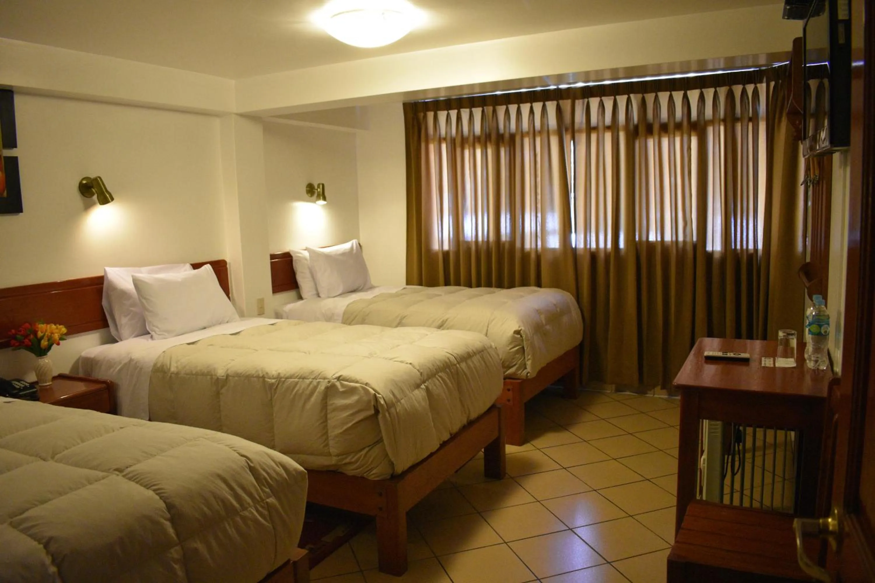 Bed in Casa De Luz Hotel