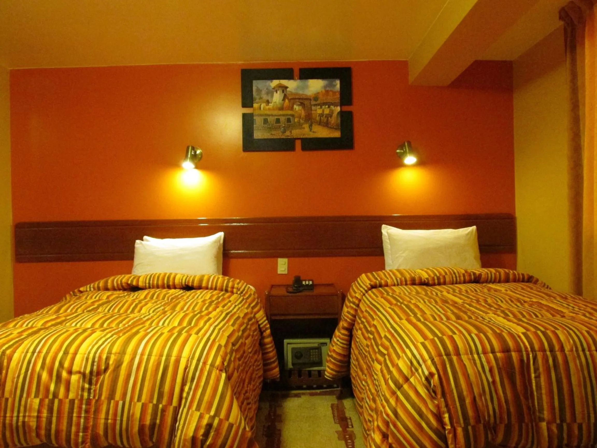 Bed in Casa De Luz Hotel