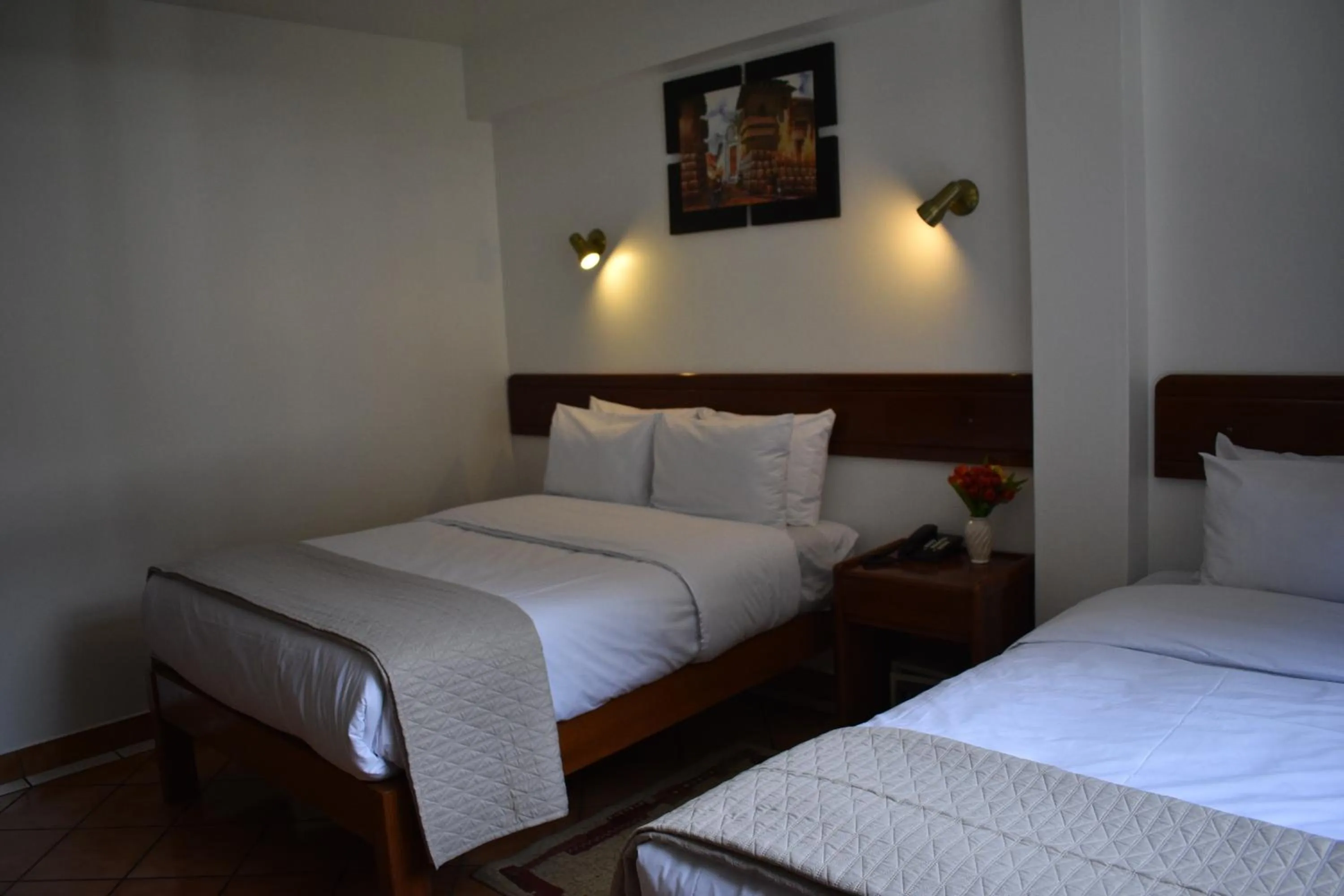 Bed in Casa De Luz Hotel