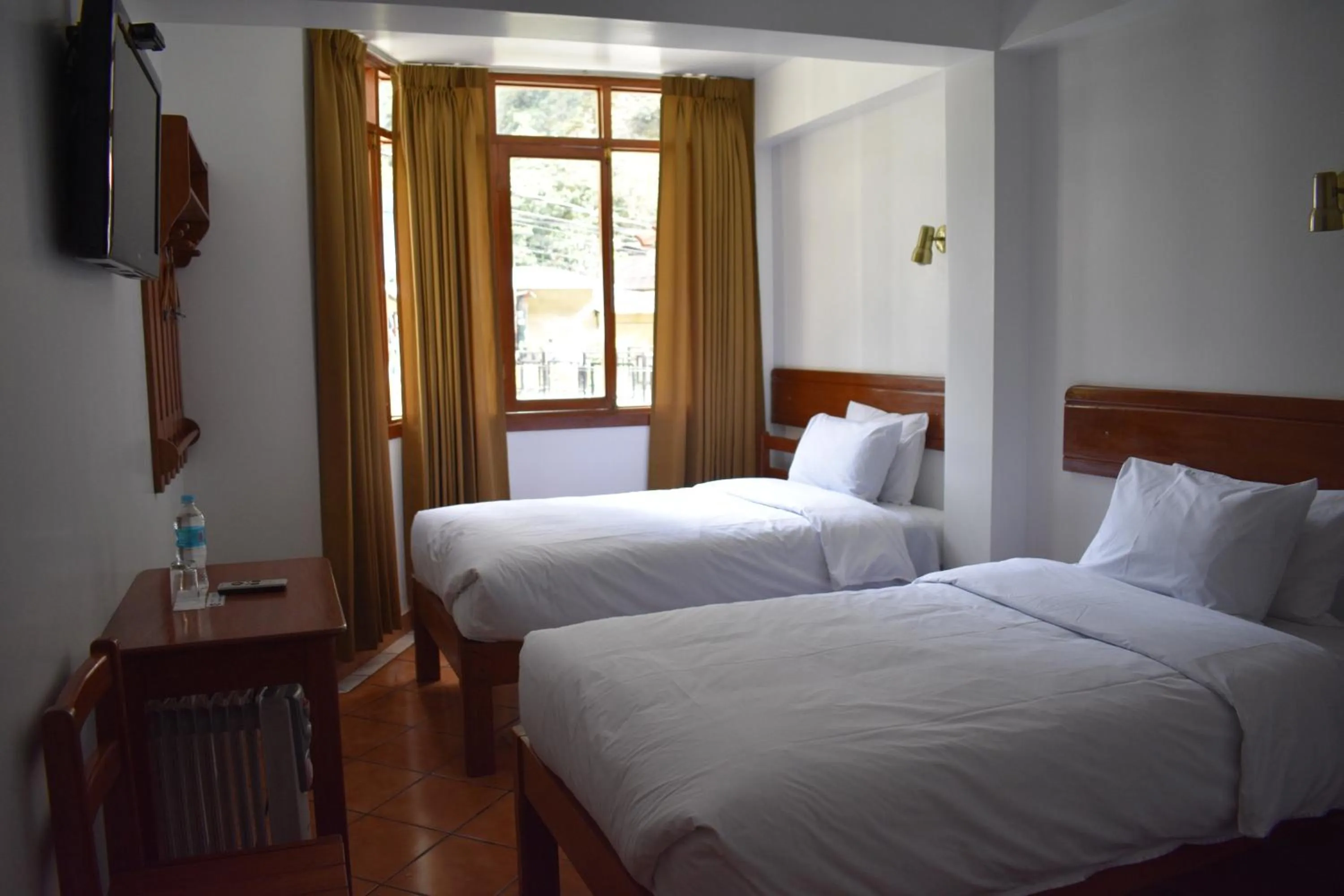 Bed in Casa De Luz Hotel