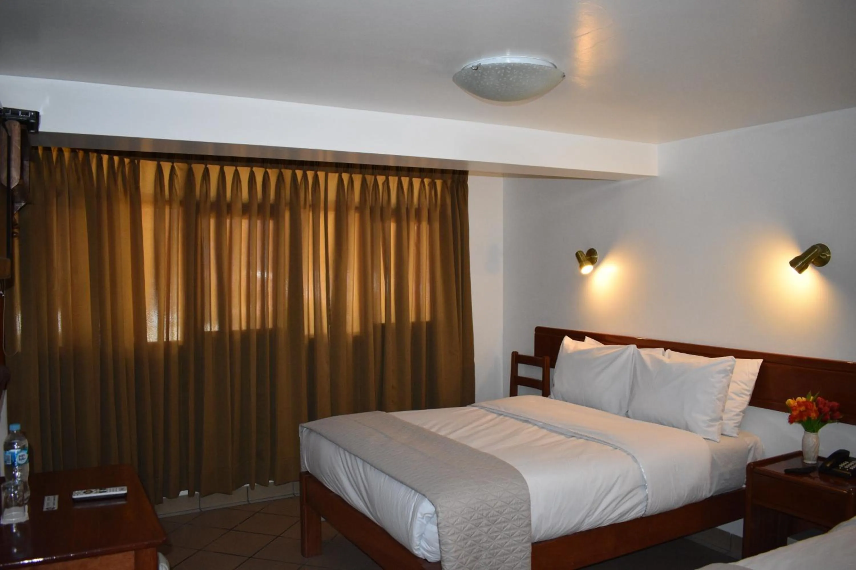 Bed in Casa De Luz Hotel