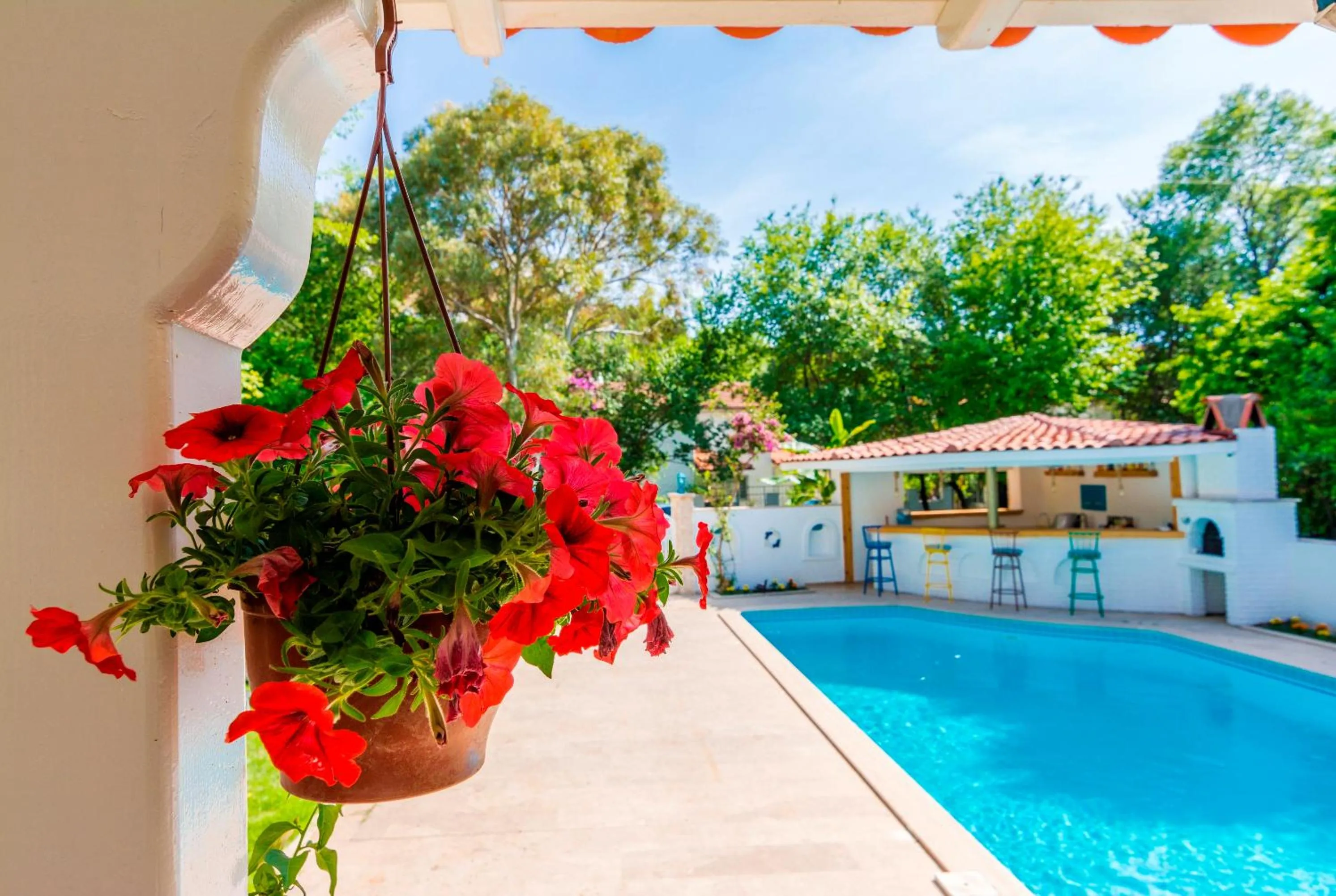 Patio in Calypso Cozy Suites