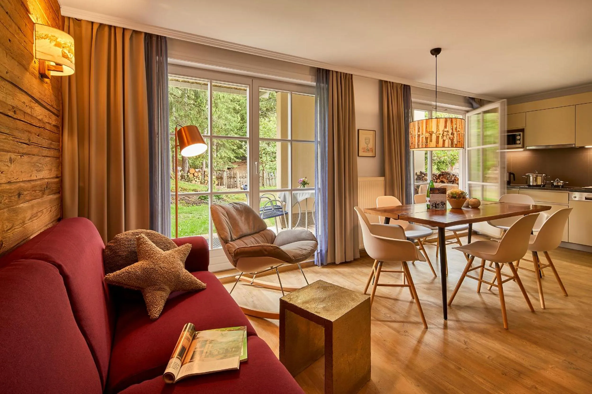 Dining area in Appartamenti La Sajun & Les Viles