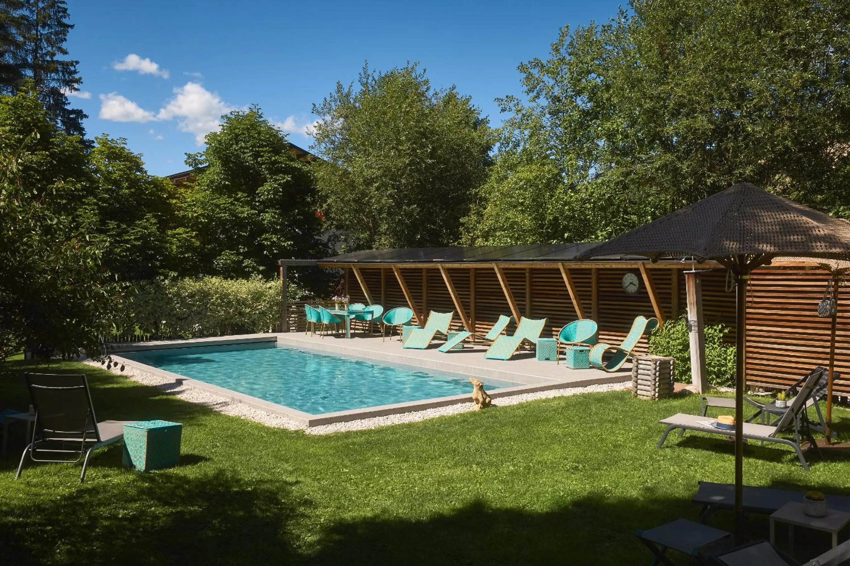 Swimming pool in Appartamenti La Sajun & Les Viles