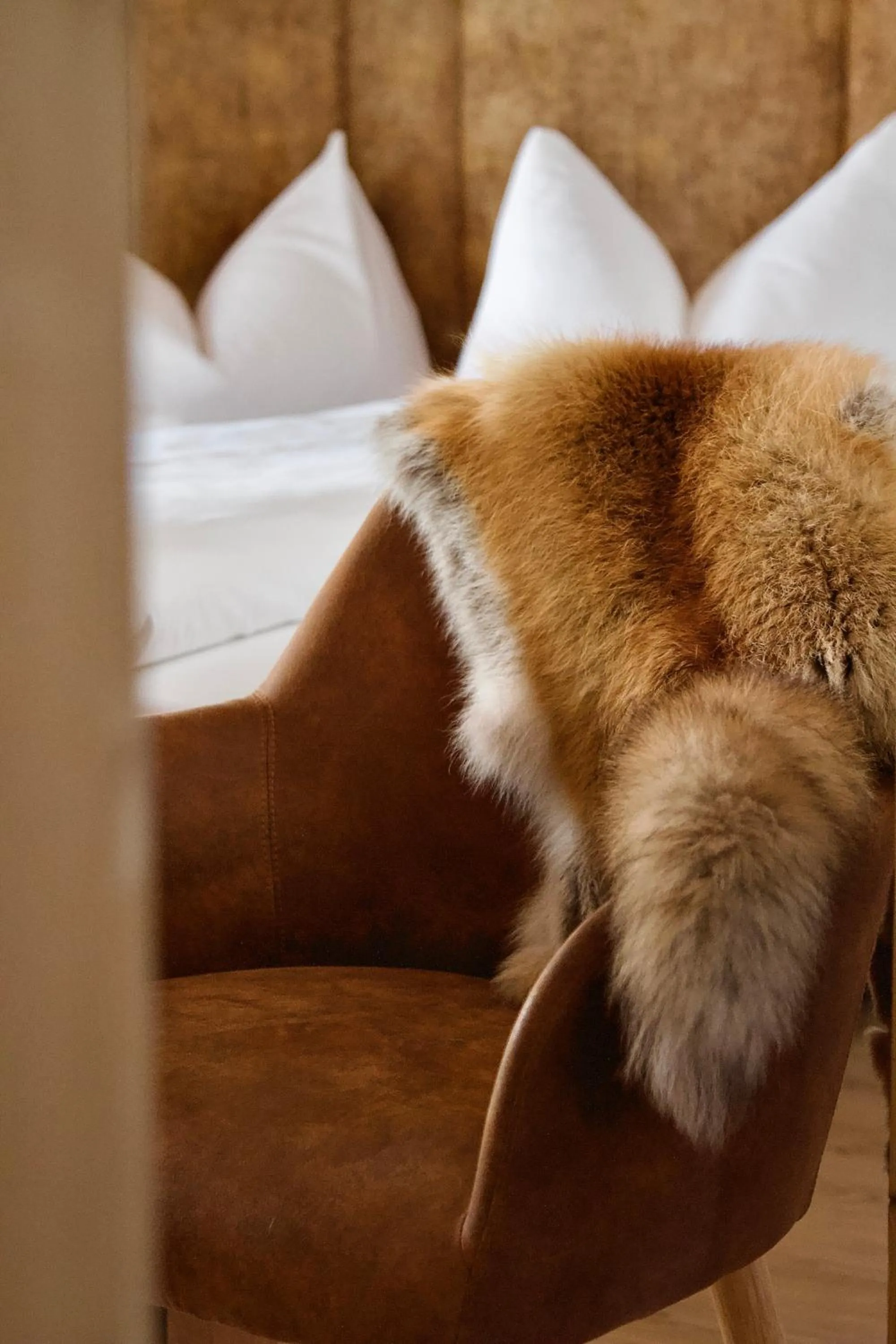 Decorative detail, Bed in Appartamenti La Sajun & Les Viles