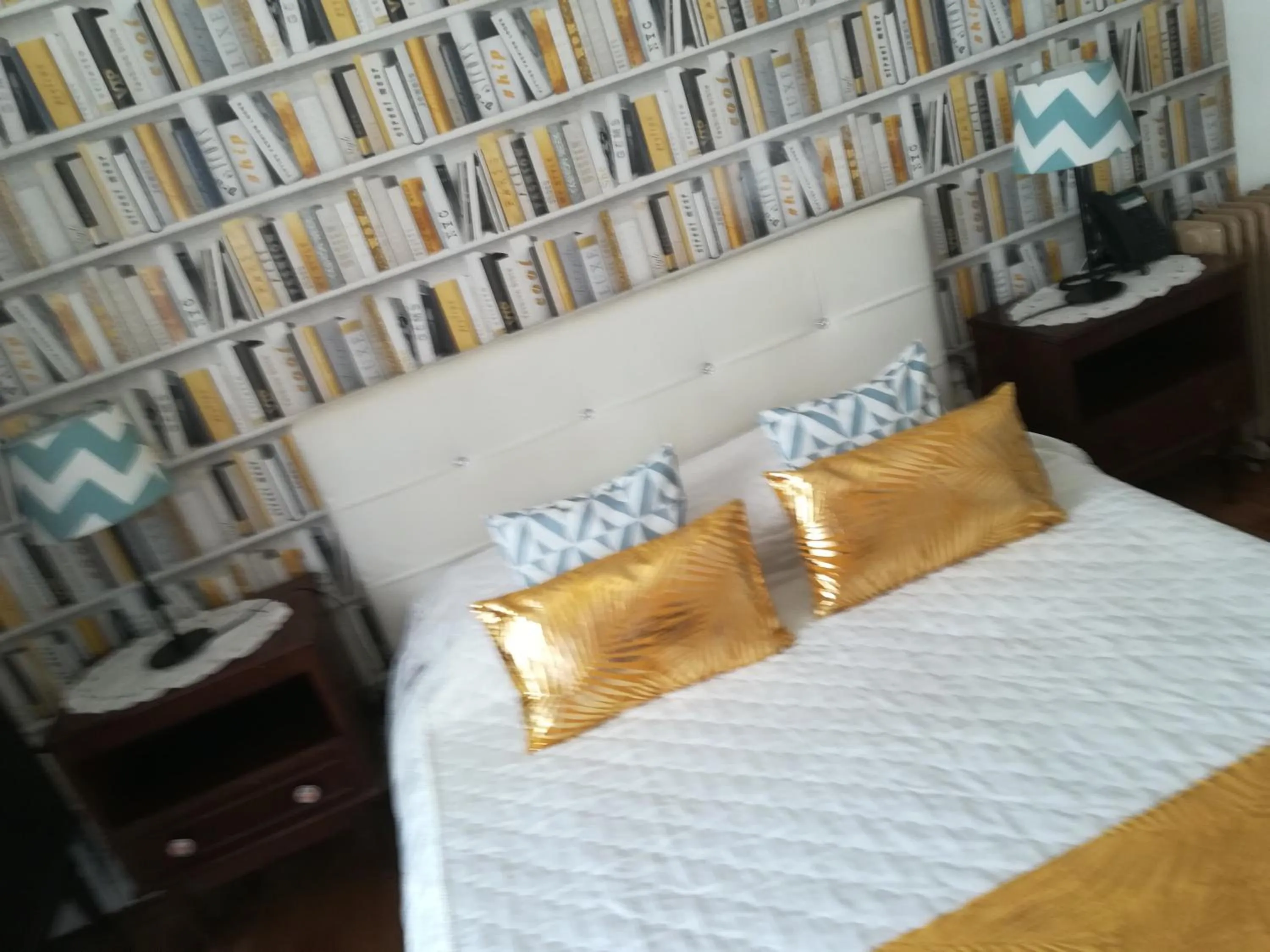 Bed in Hotel Cristo Rei