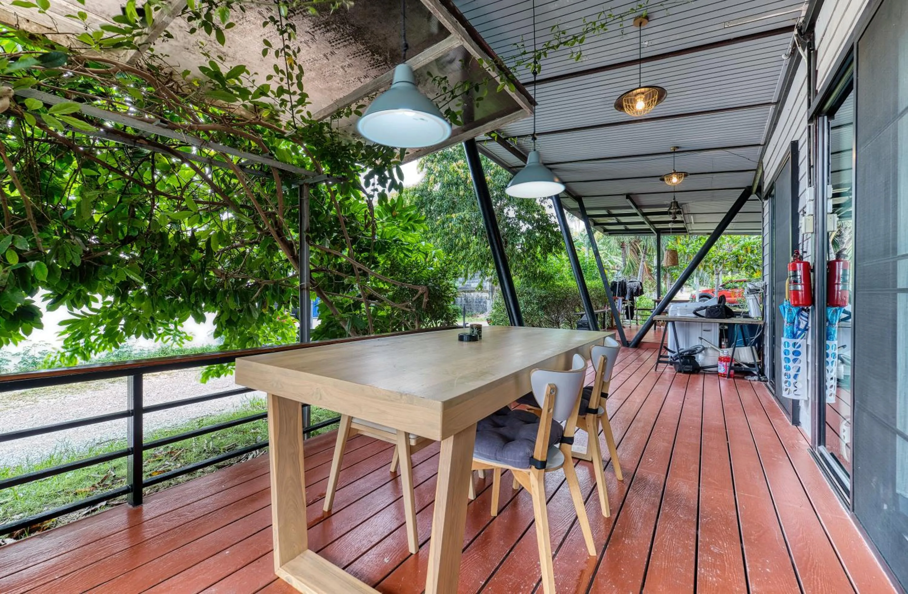 Balcony/Terrace in Jasmine Garden Bungalow