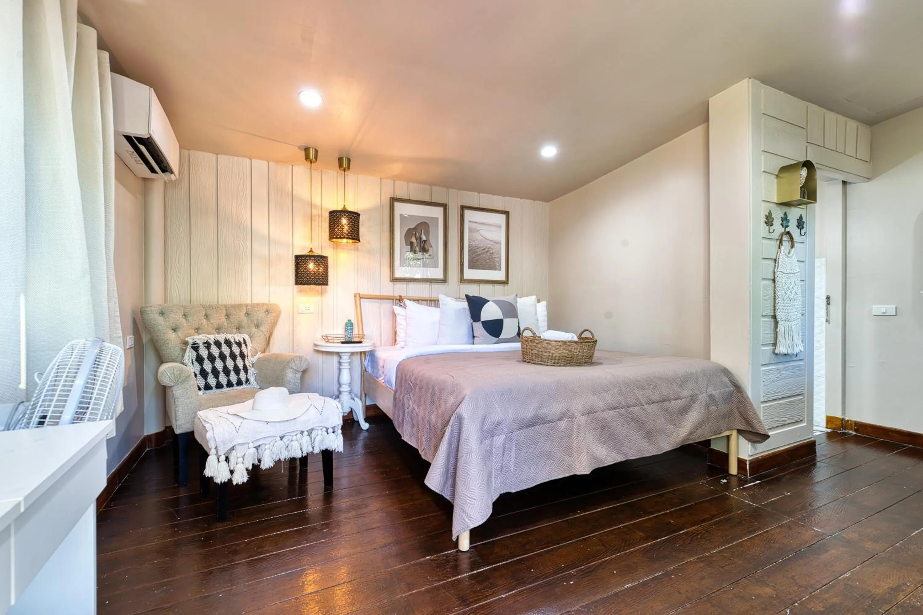 Bed in Jasmine Garden Bungalow