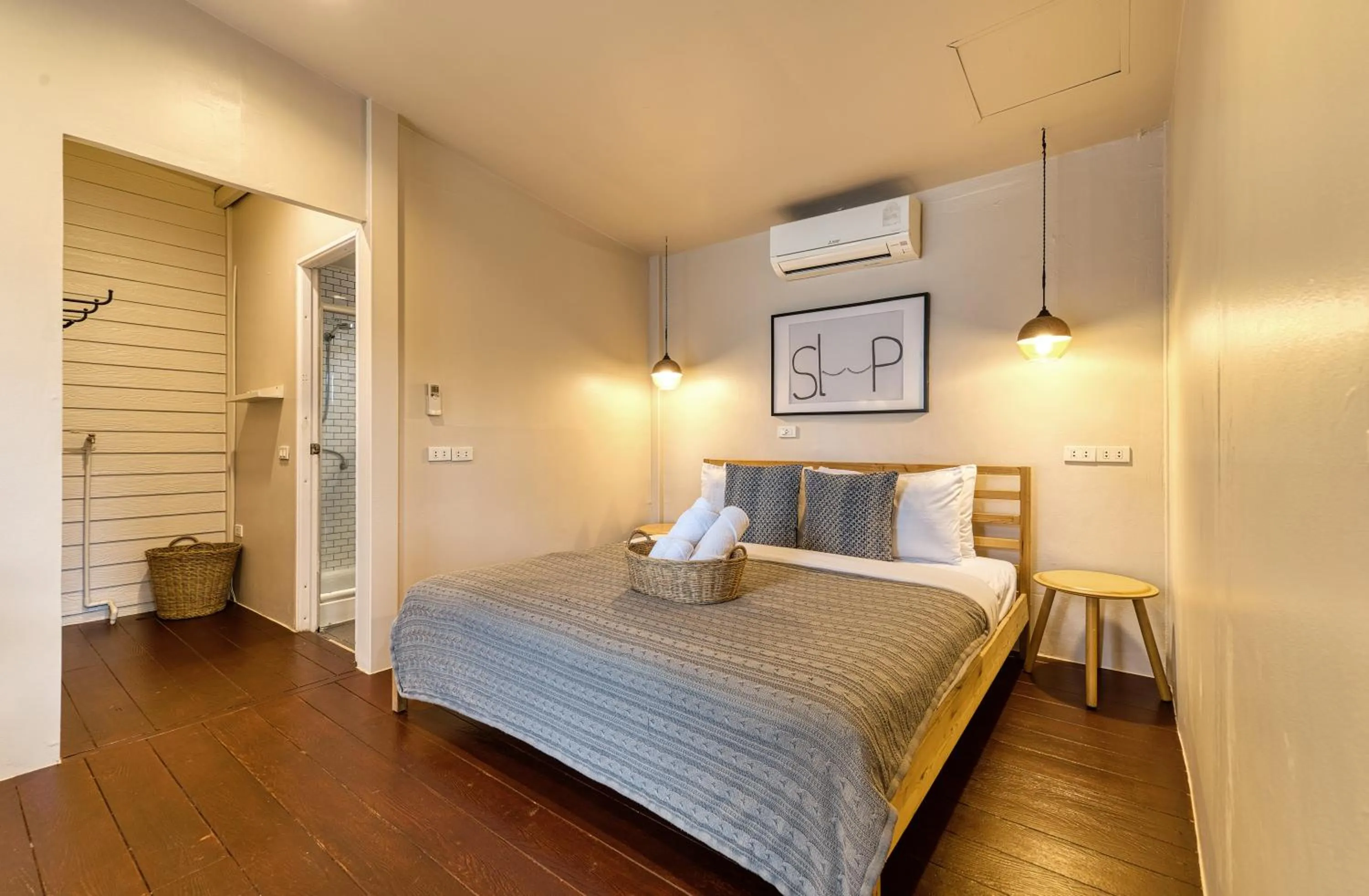 Bed in Jasmine Garden Bungalow