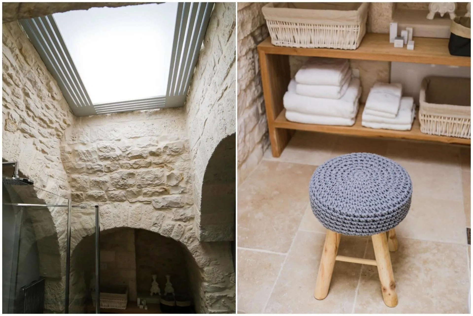 Bathroom in Hermanas Relais - trulli luxury