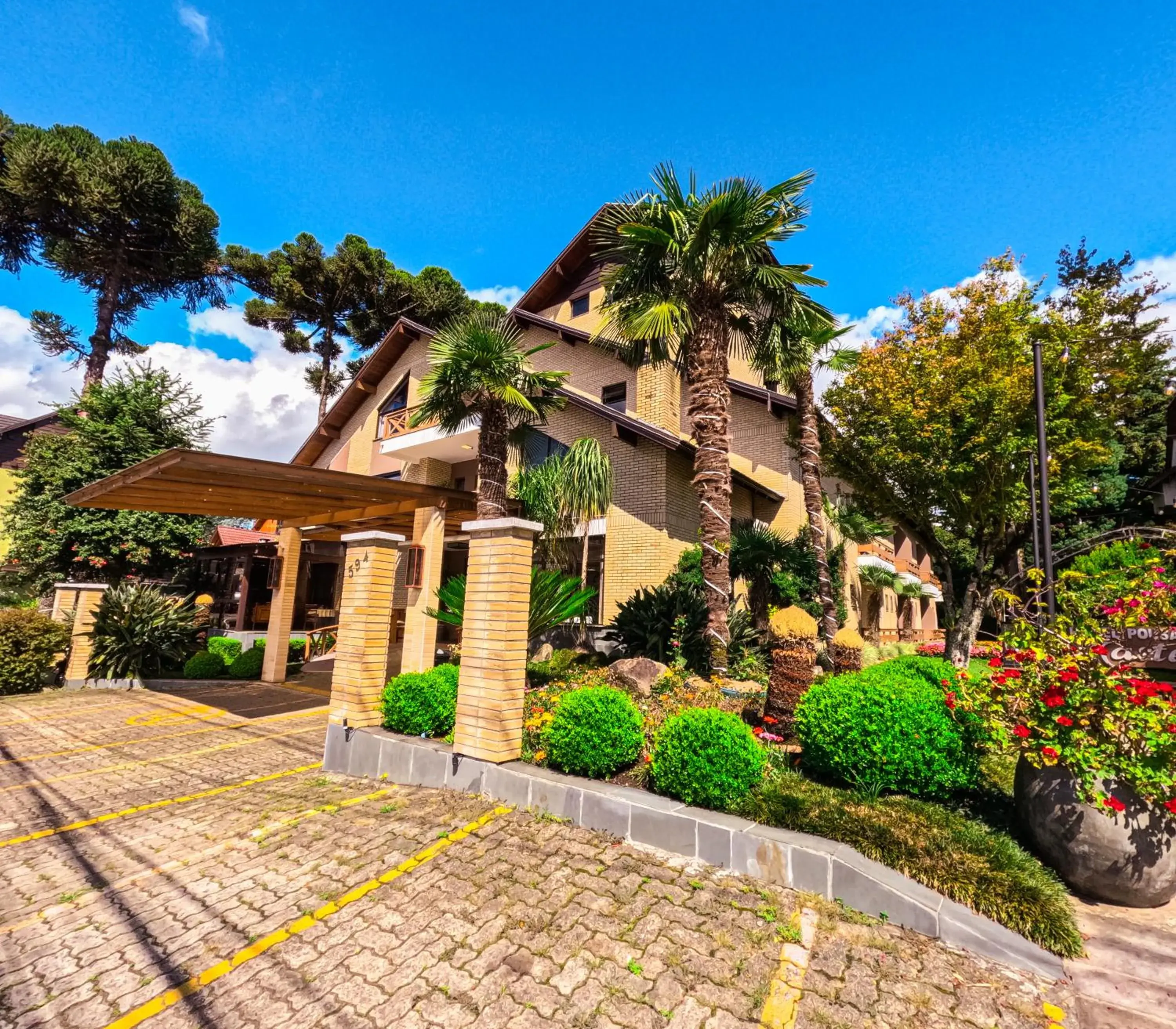 Facade/entrance in Hotel Kaster Facade/entrance in Hotel Kaster