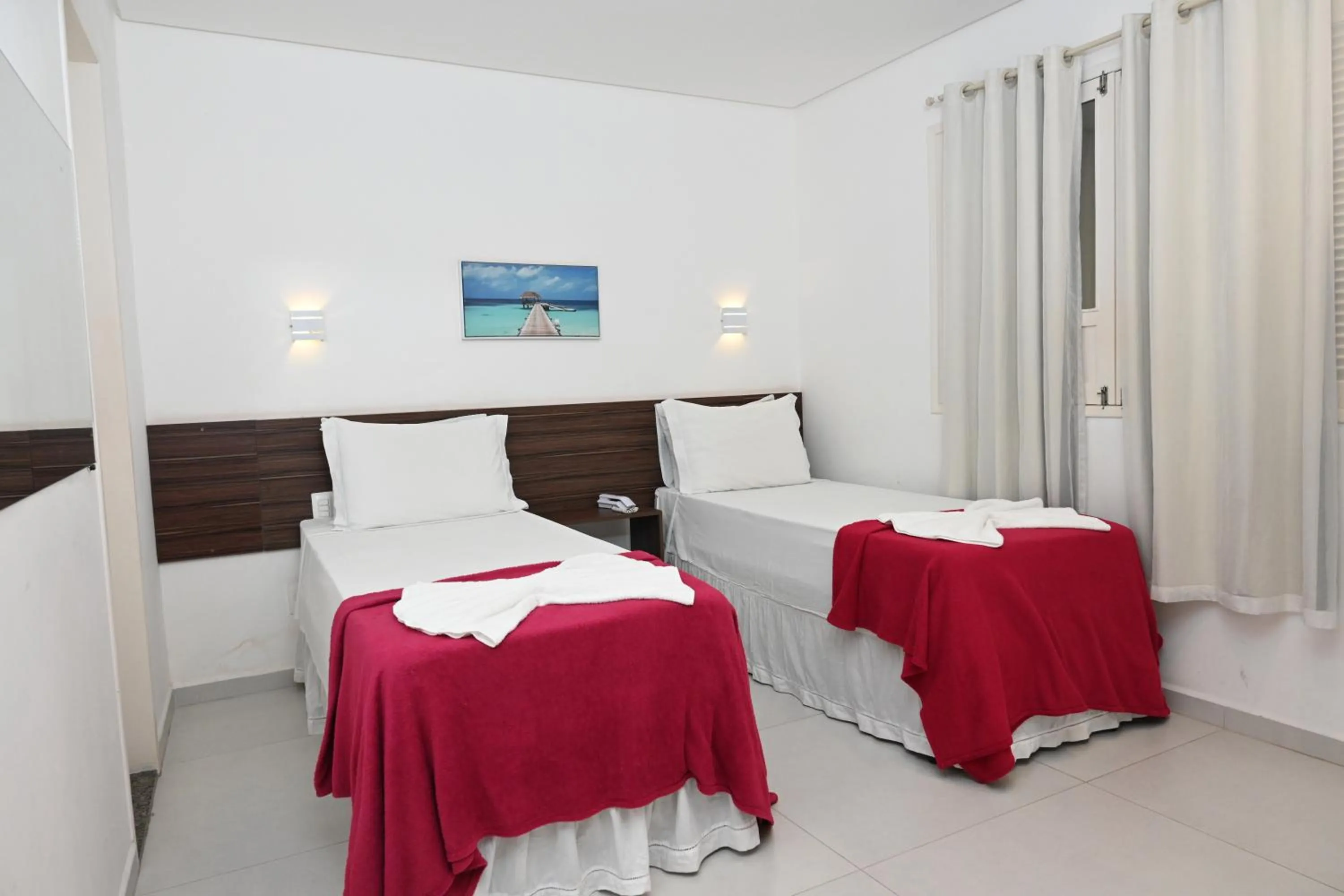 Bed in Pousada Galemares