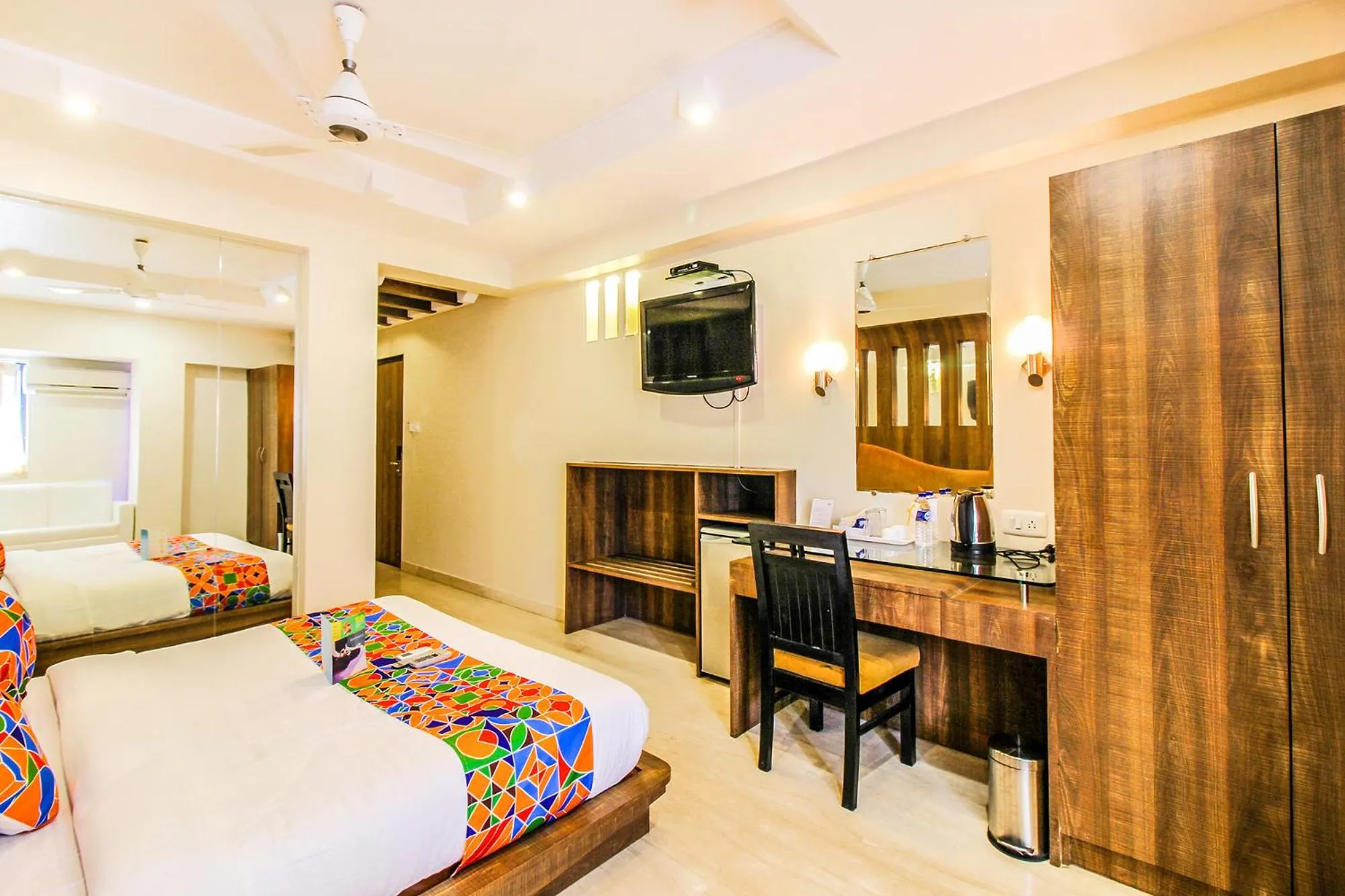 Bedroom in FabHotel Sahar Garden - Nr Mumbai International Airport