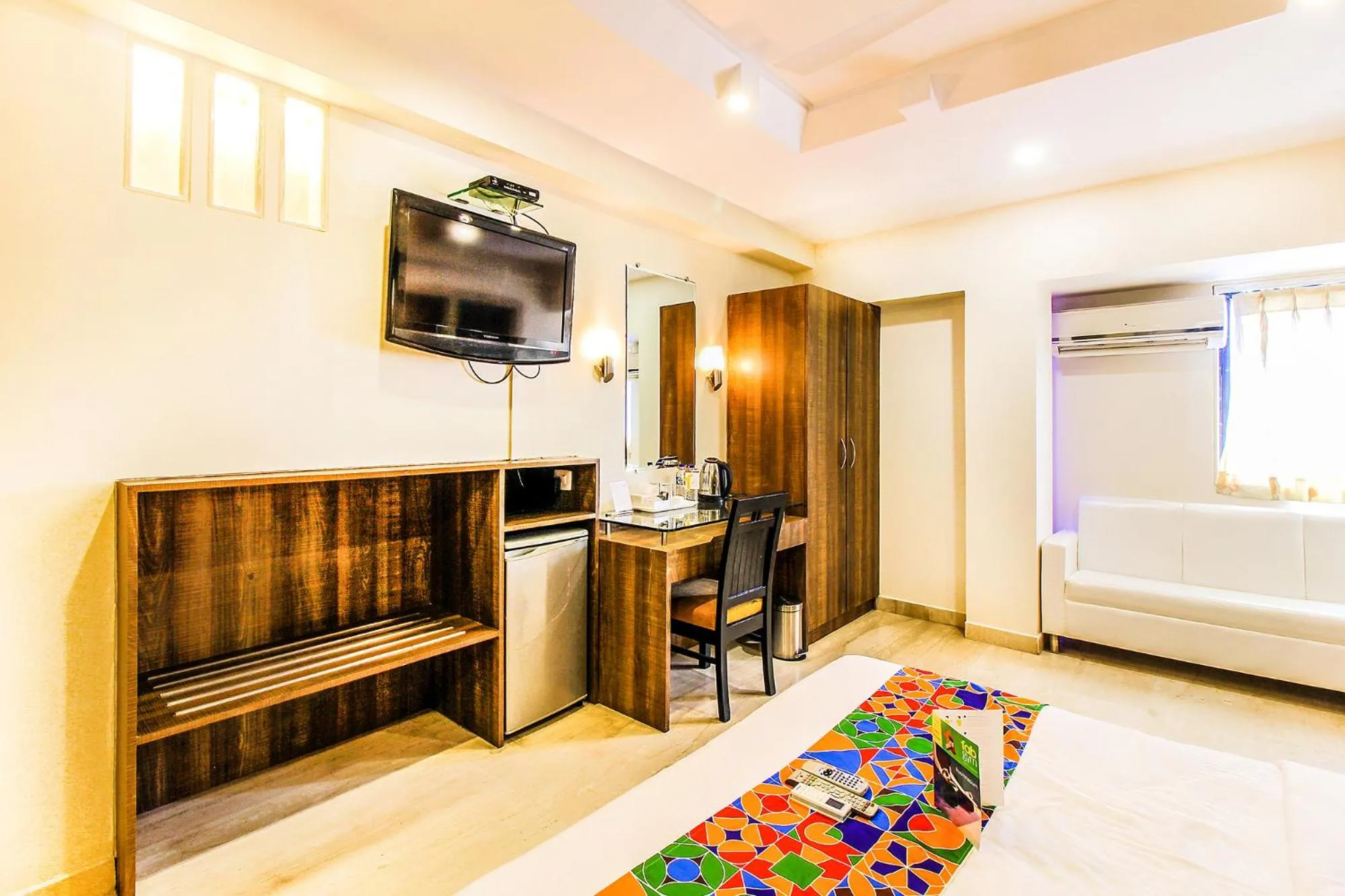 Seating area in FabHotel Sahar Garden - Nr Mumbai International Airport