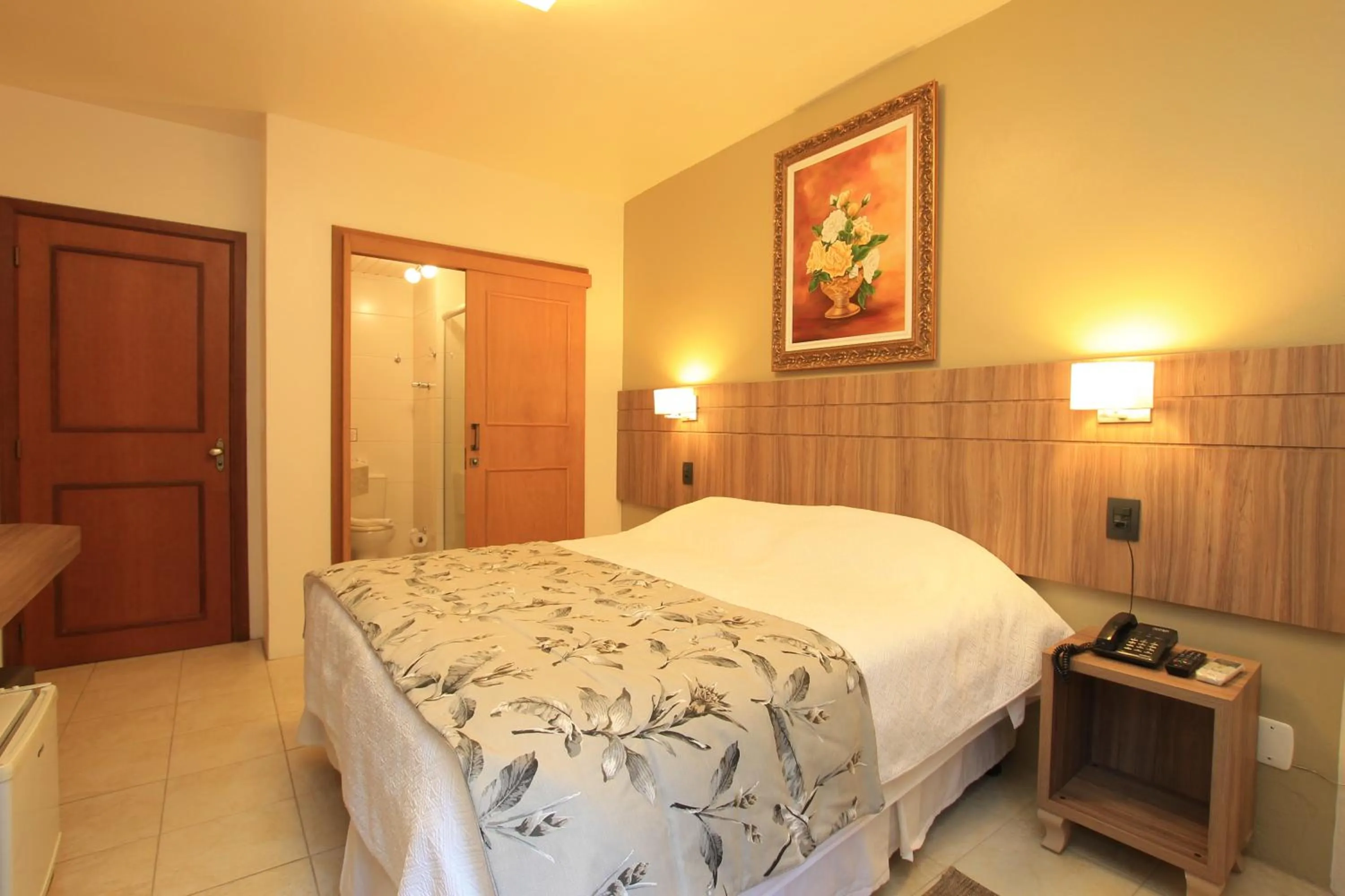 Bed in Pousada Águia Branca