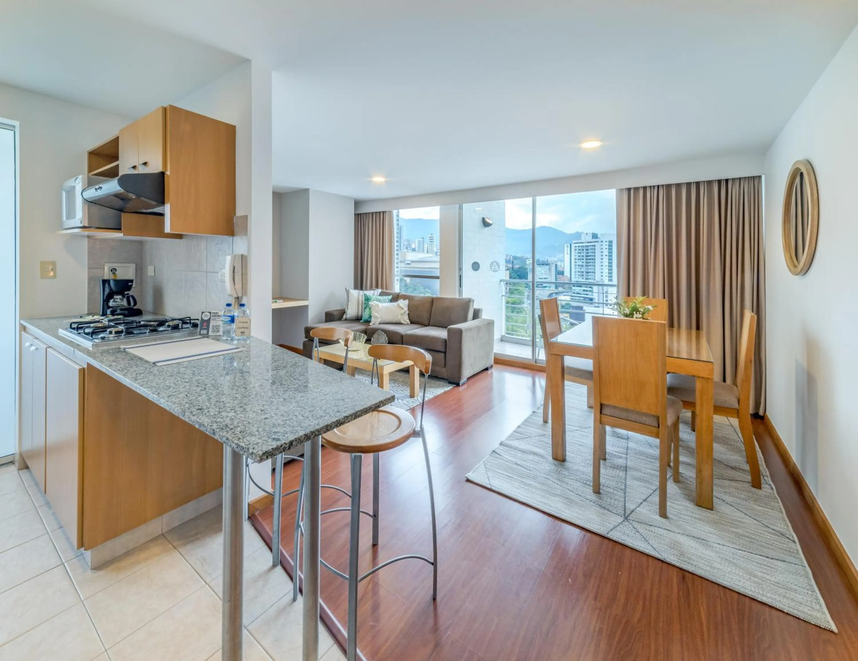 Kitchen or kitchenette in Affinity ApartaHotel - Extended Stay