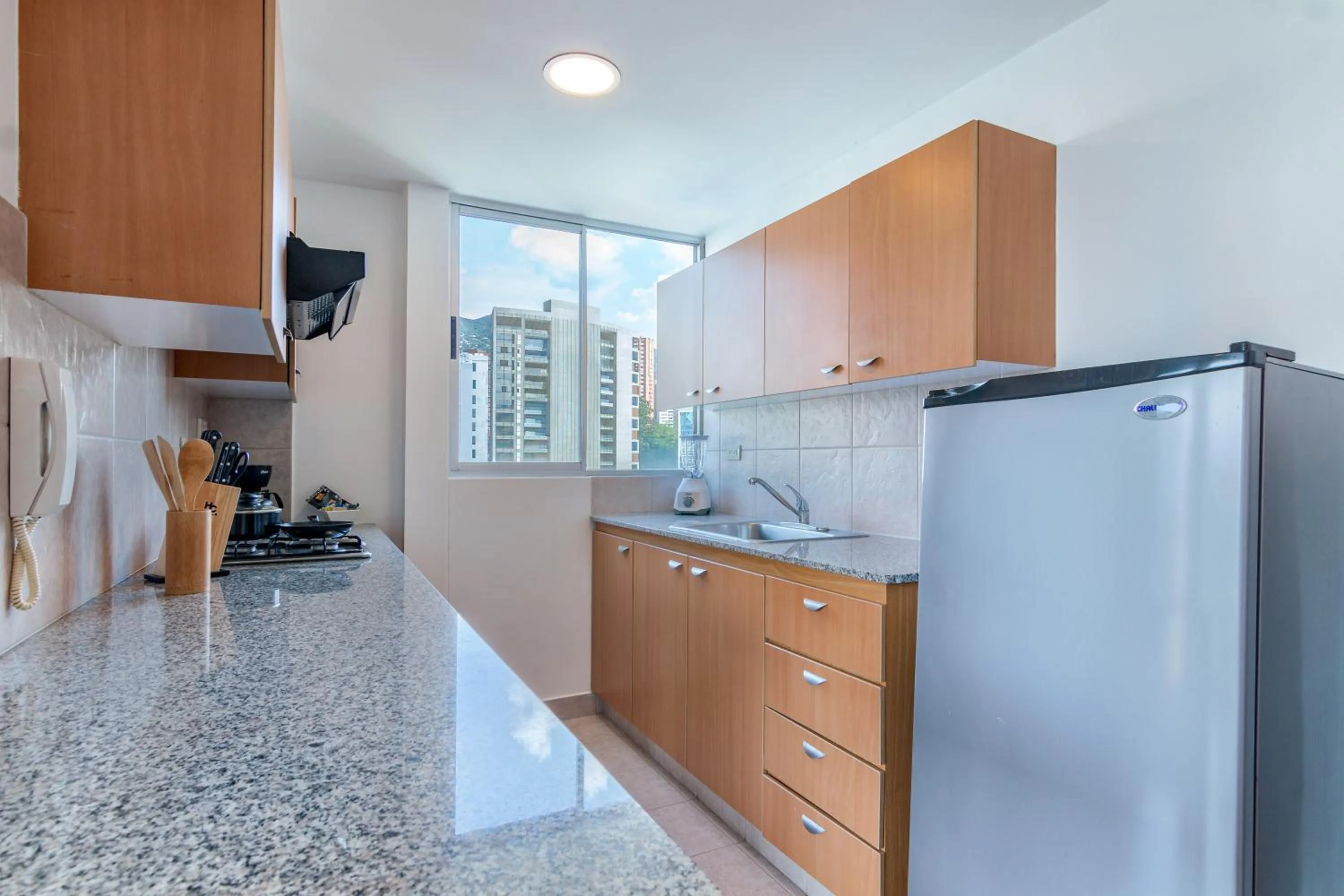 Kitchen or kitchenette in Affinity ApartaHotel - Extended Stay