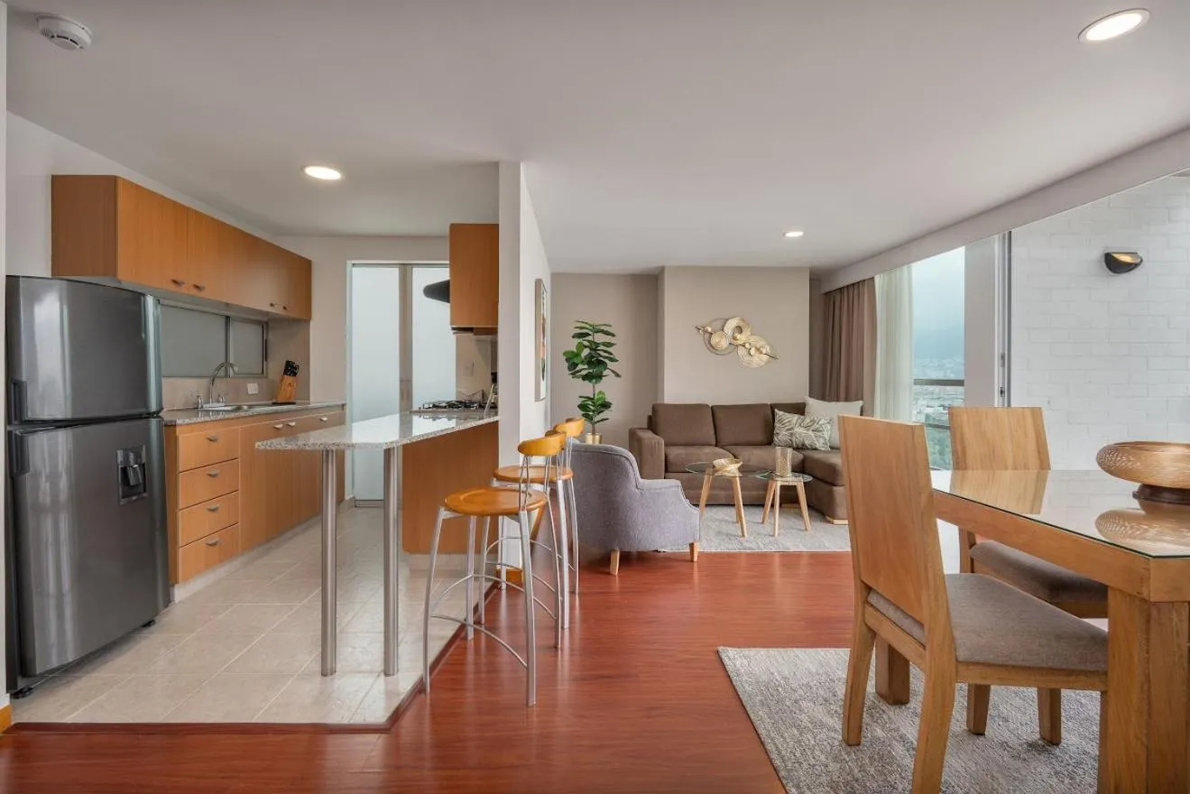 Kitchen or kitchenette in Affinity ApartaHotel - Extended Stay