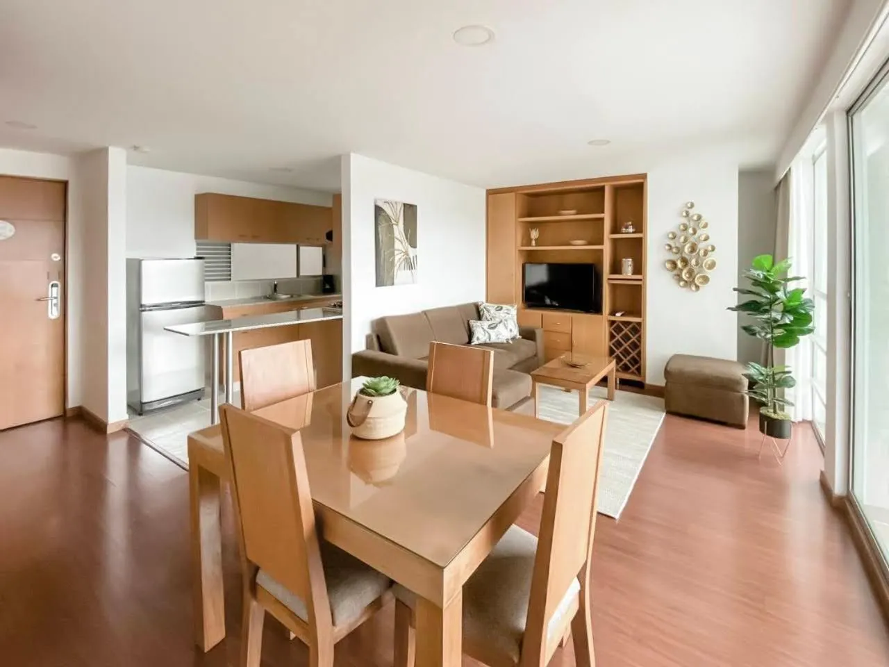 Kitchen or kitchenette in Affinity ApartaHotel - Extended Stay