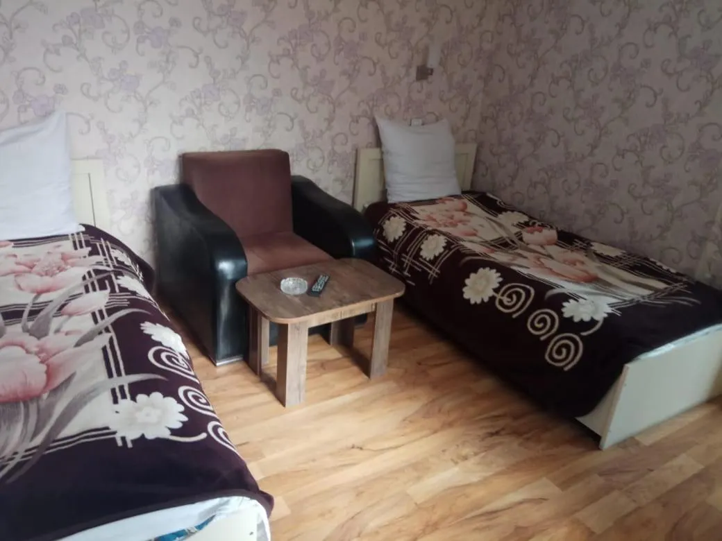 Bed in Sheki Guest House