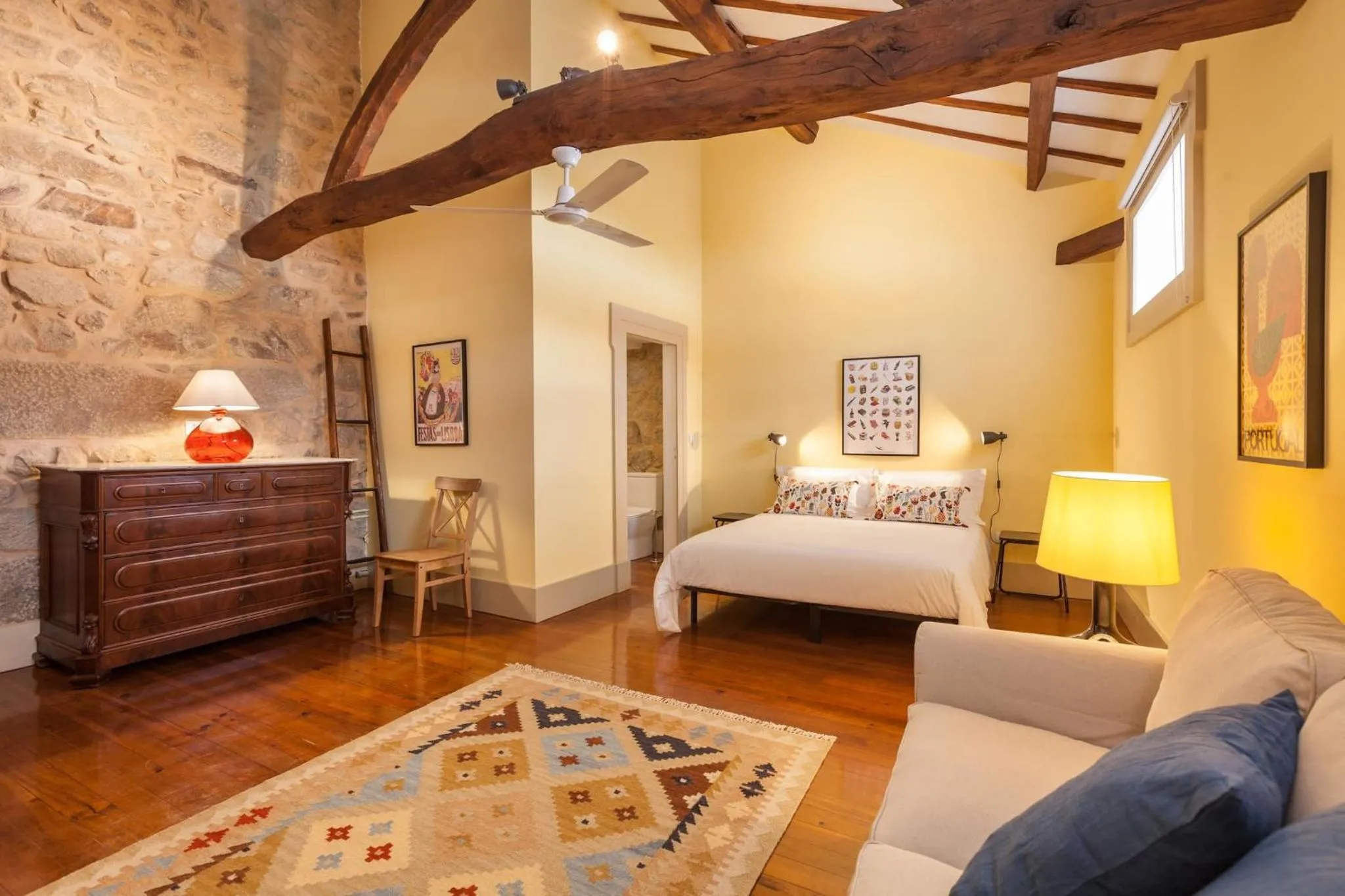 Bed in Casa Grande - Minho's Guest