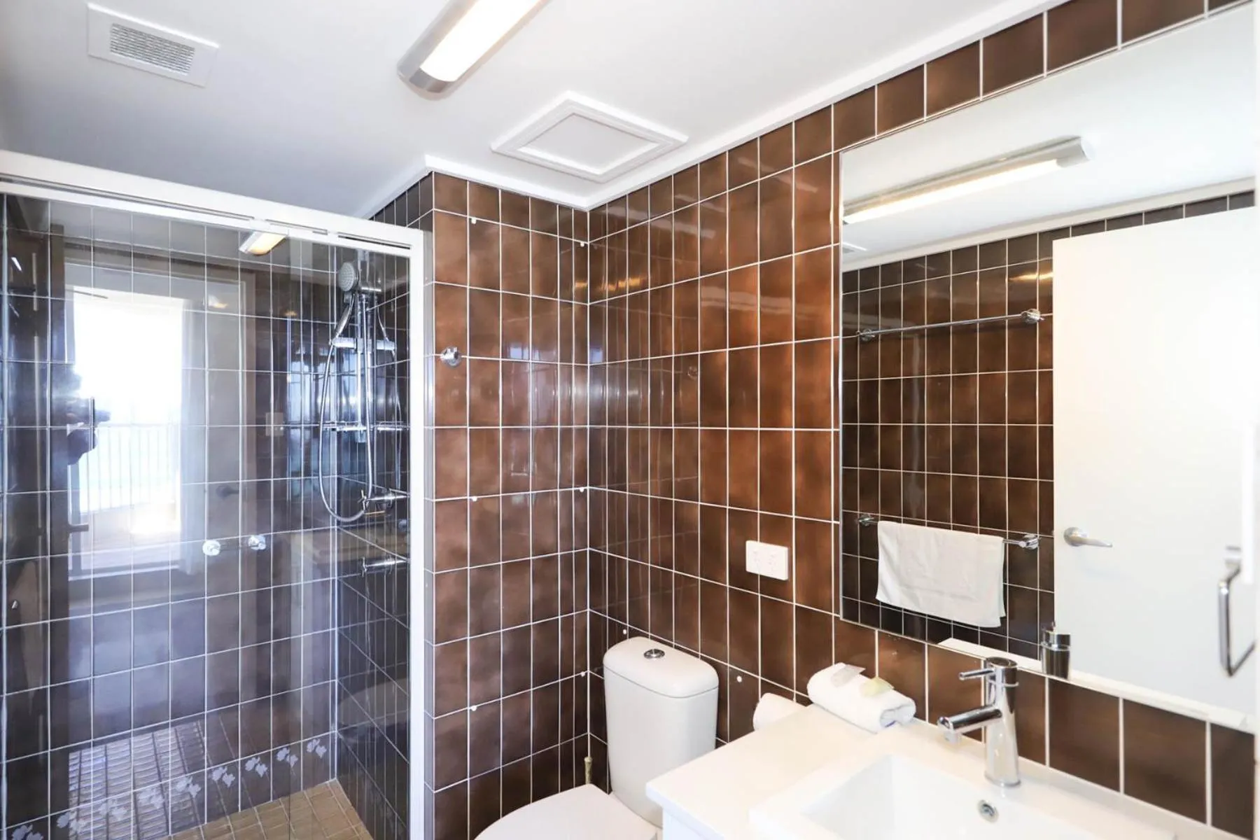 Bathroom in Beachside Tower Apartments