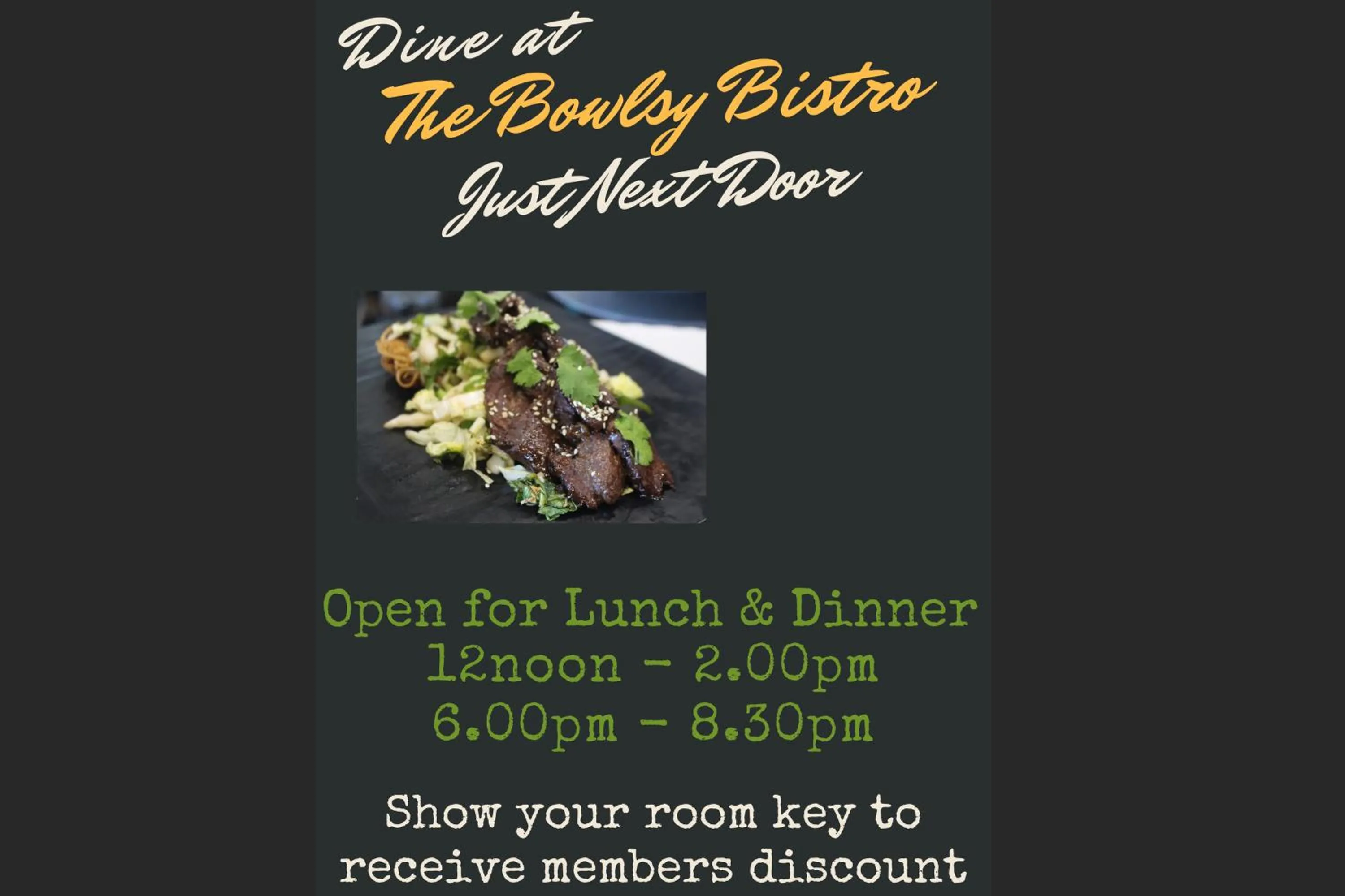 Lunch in White Lace Motor Inn