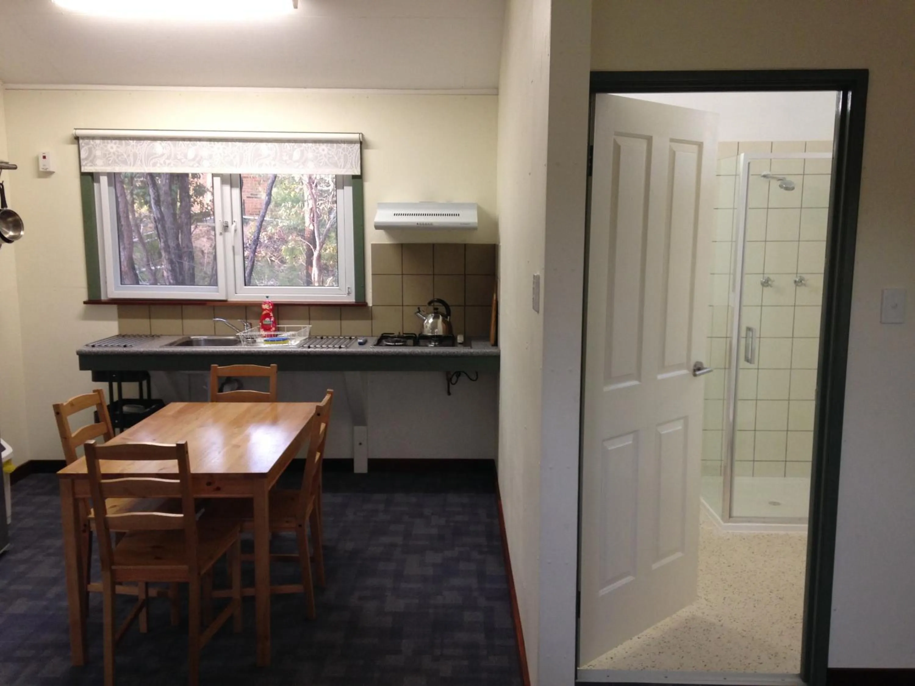 Kitchen or kitchenette in Chalets on Stoneville