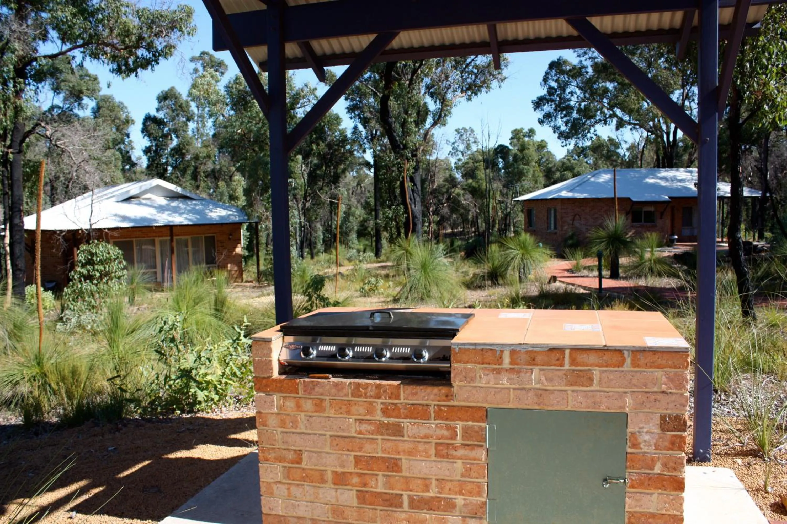 BBQ facilities in Chalets on Stoneville