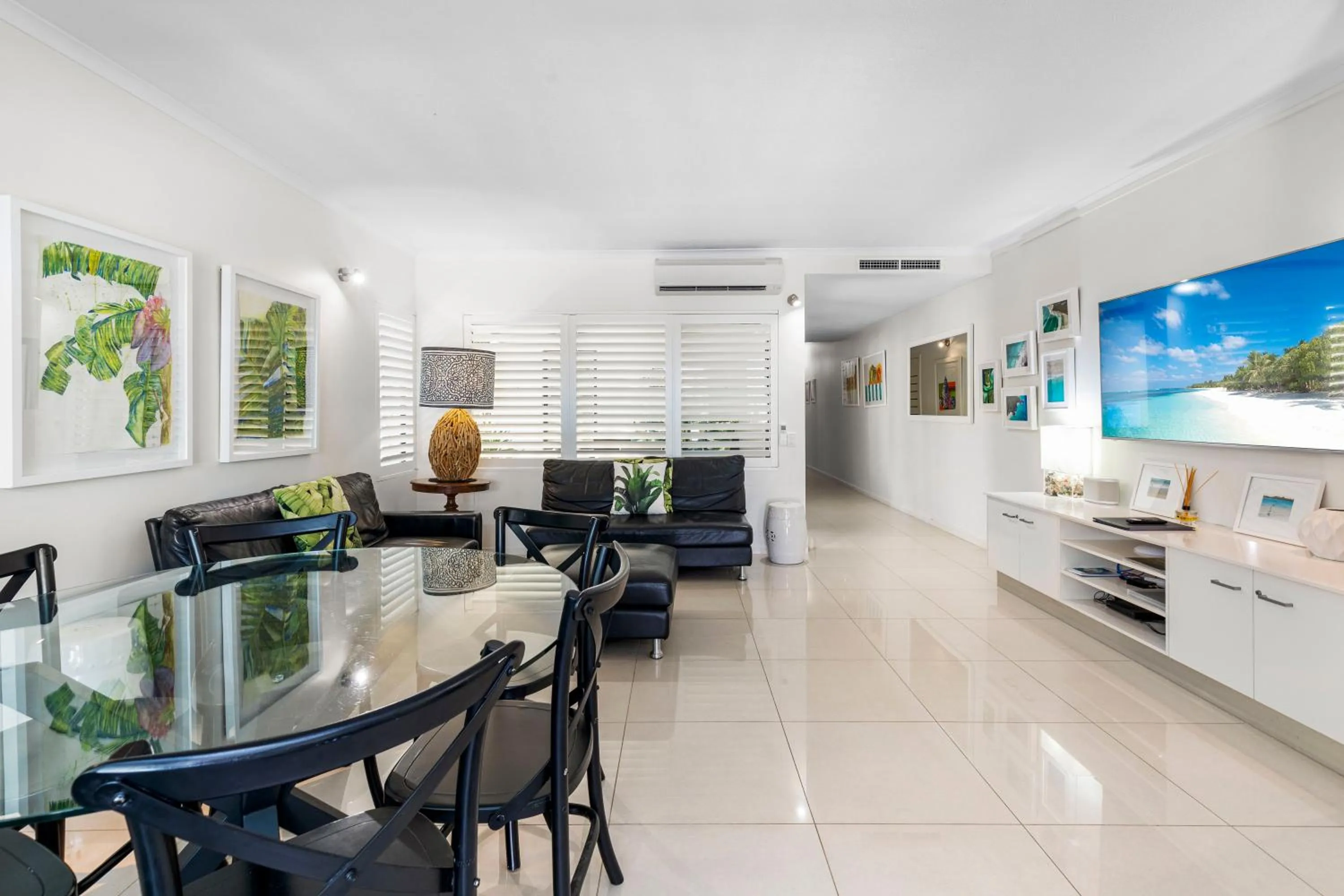Living room in Bella Casa Noosa