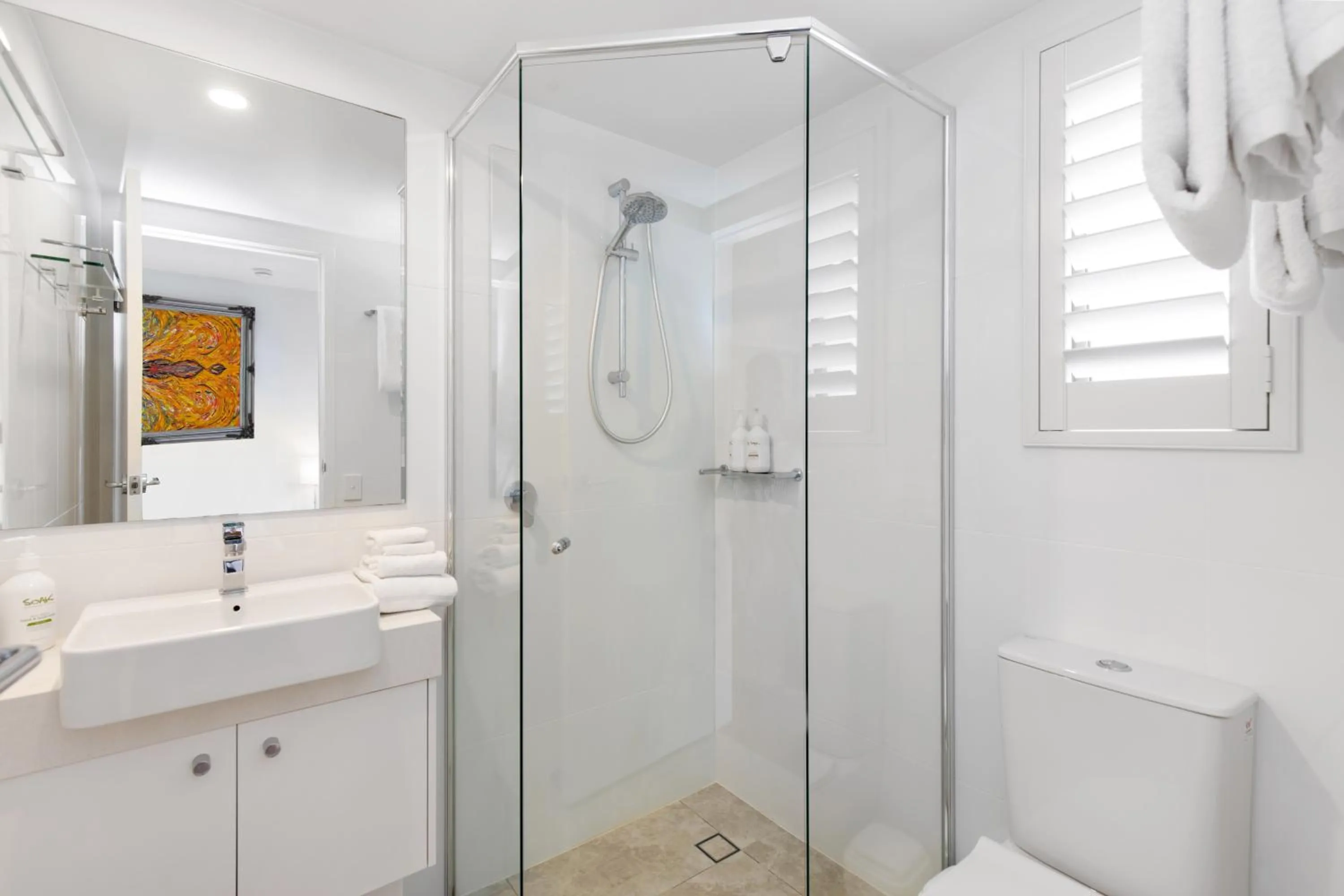 Shower in Bella Casa Noosa