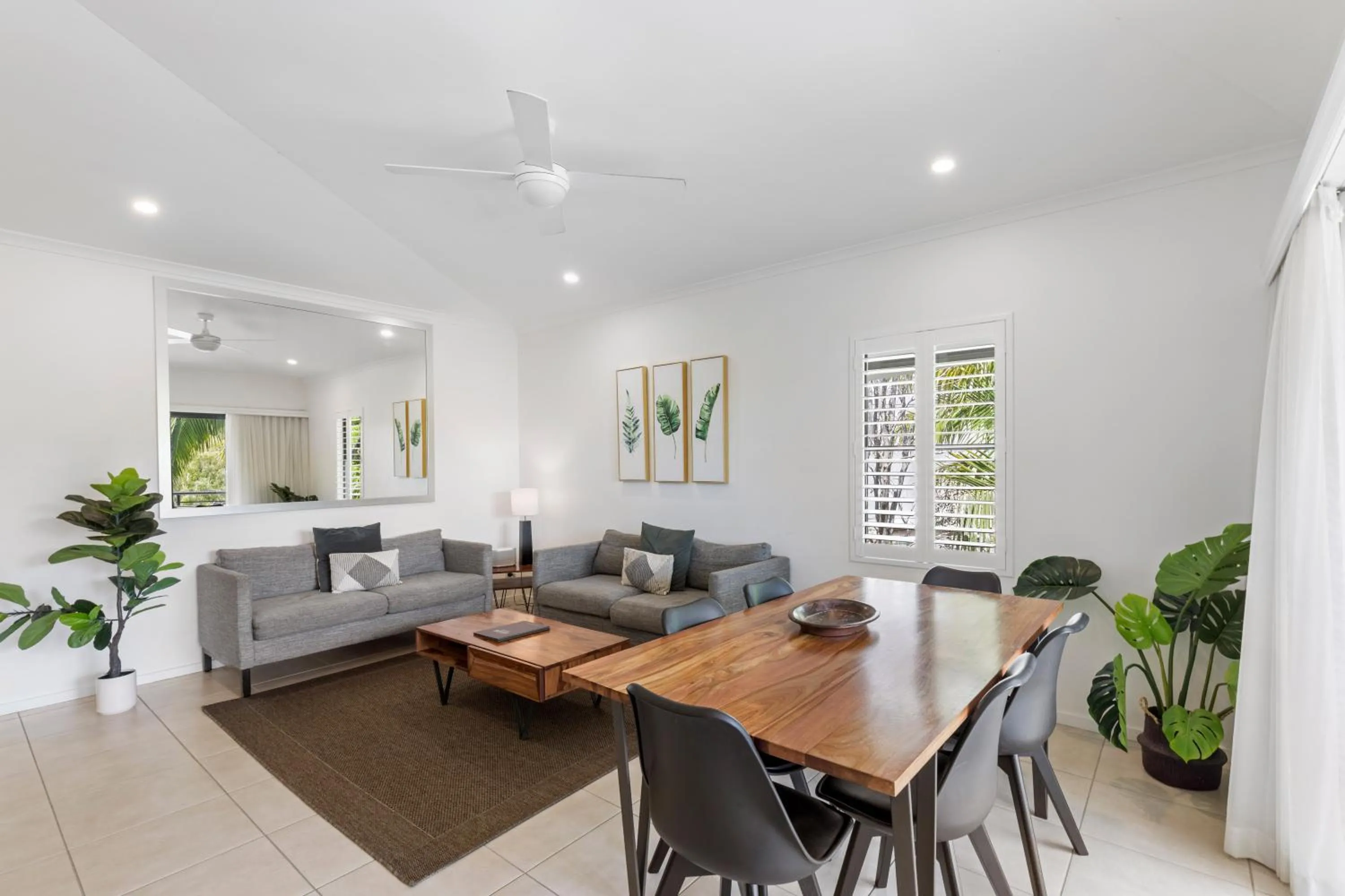 Living room in Bella Casa Noosa