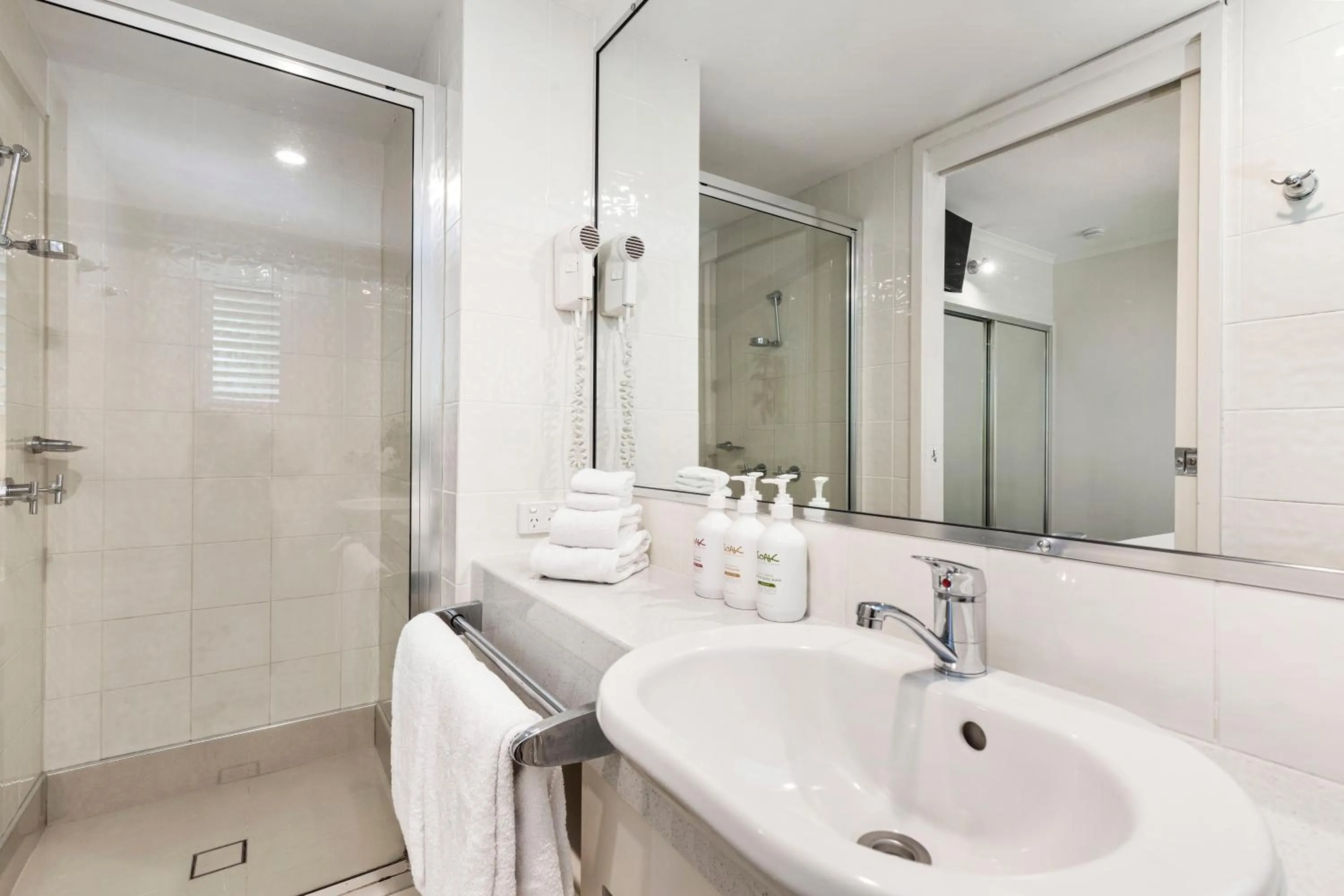 Shower in Bella Casa Noosa