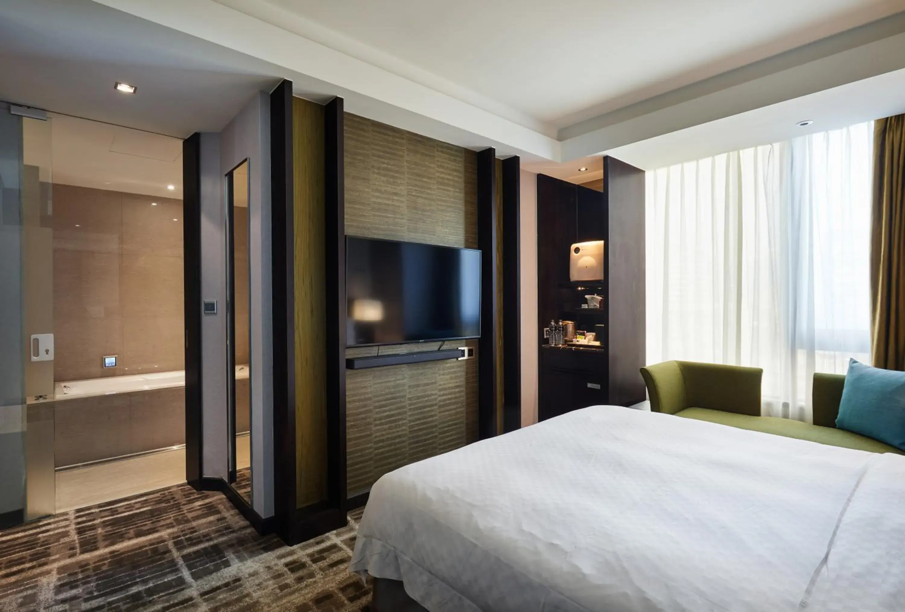 Bed in The Tango Hotel Taipei Nanshi Bed in The Tango Hotel Taipei Nanshi