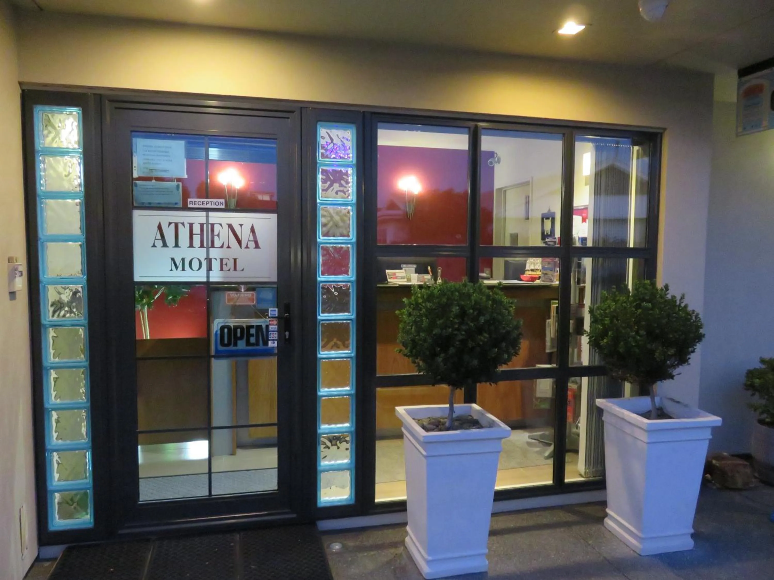 Facade/entrance in Athena Motel