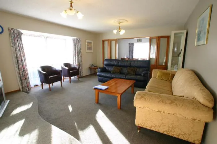 Living room in Athena Motel