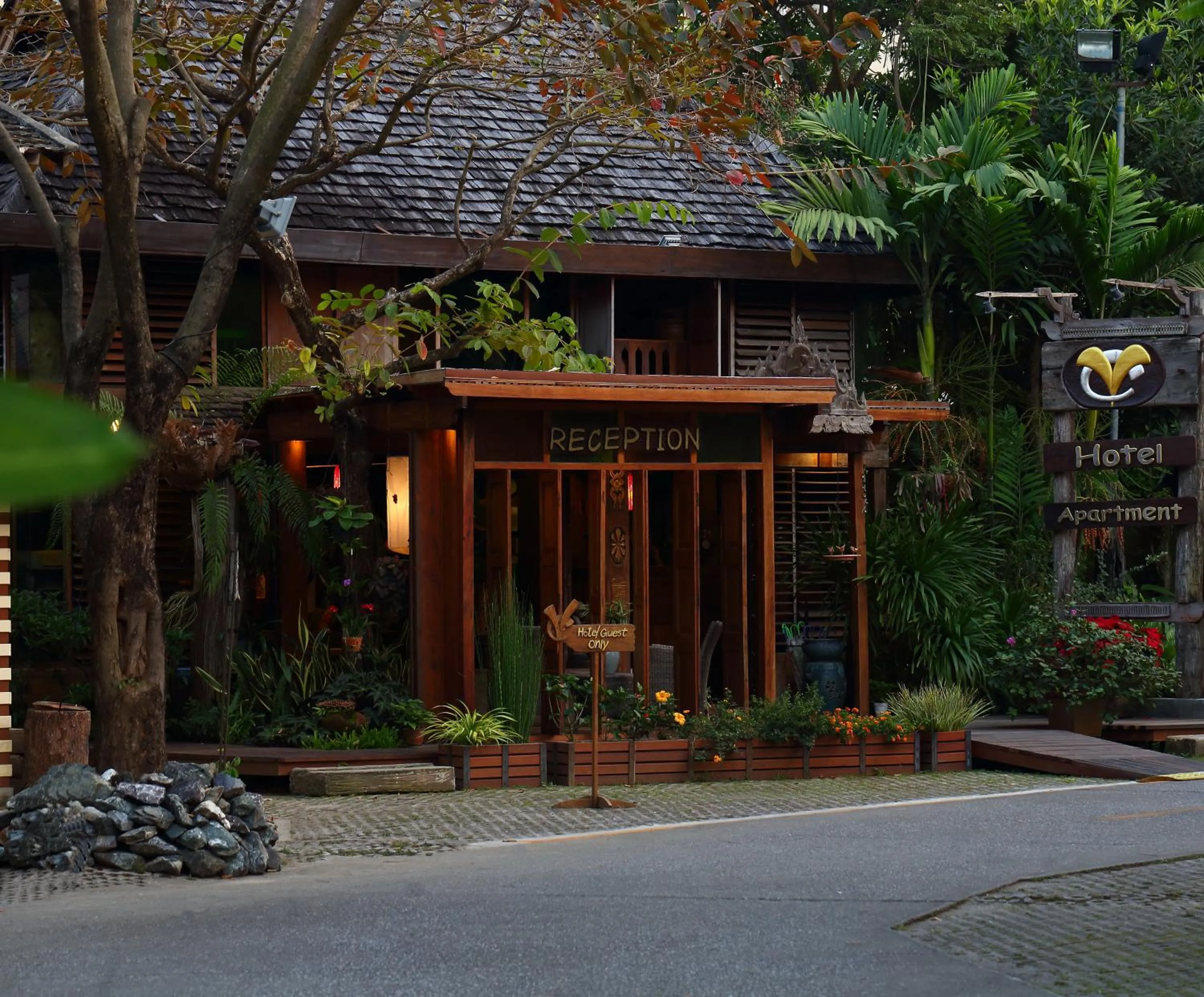 Lobby or reception in VC@Suanpaak Boutique Hotel & Service Apartment