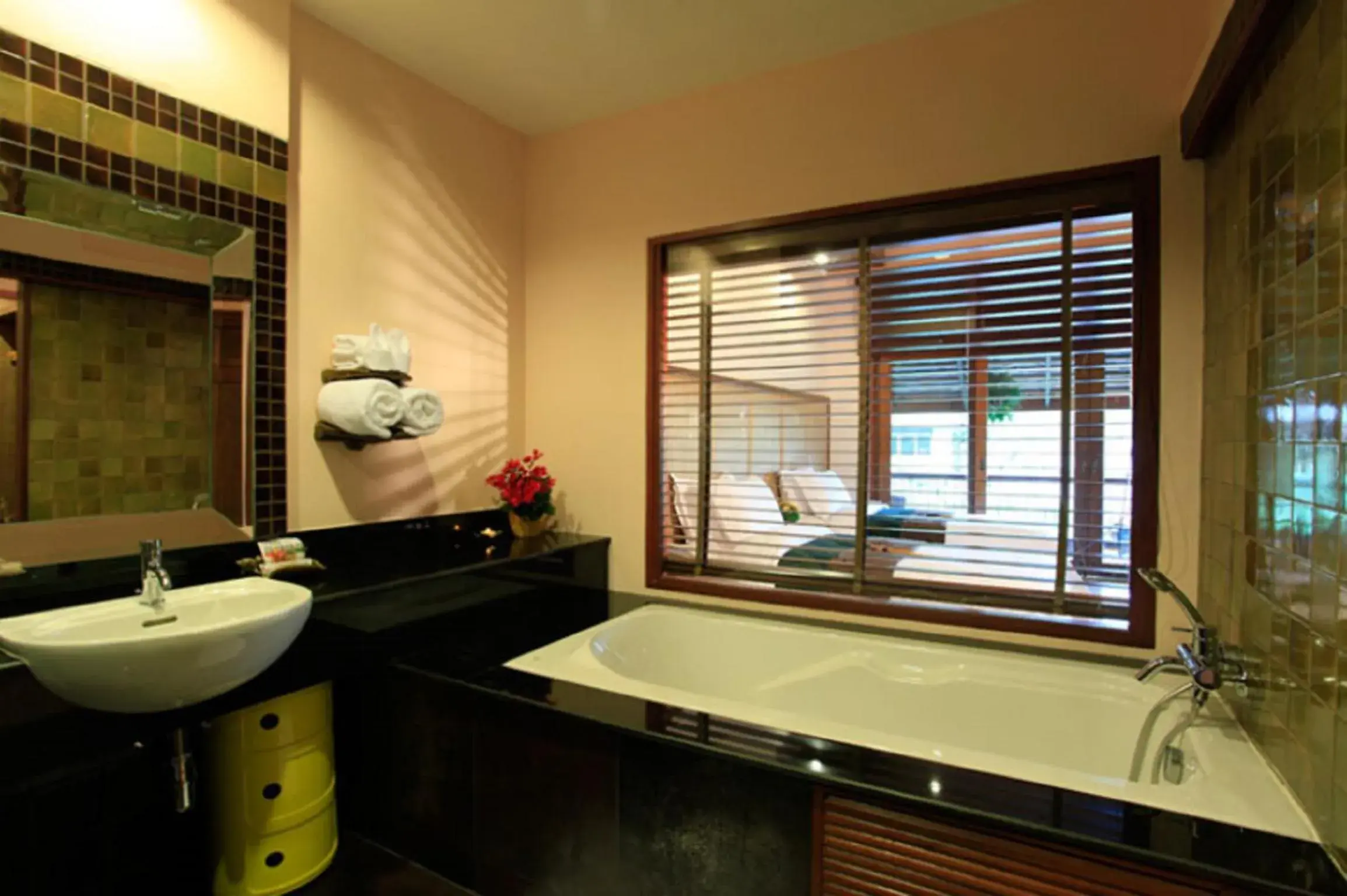 Bathroom in VC@Suanpaak Boutique Hotel & Service Apartment Bathroom in VC@Suanpaak Boutique Hotel & Service Apartment