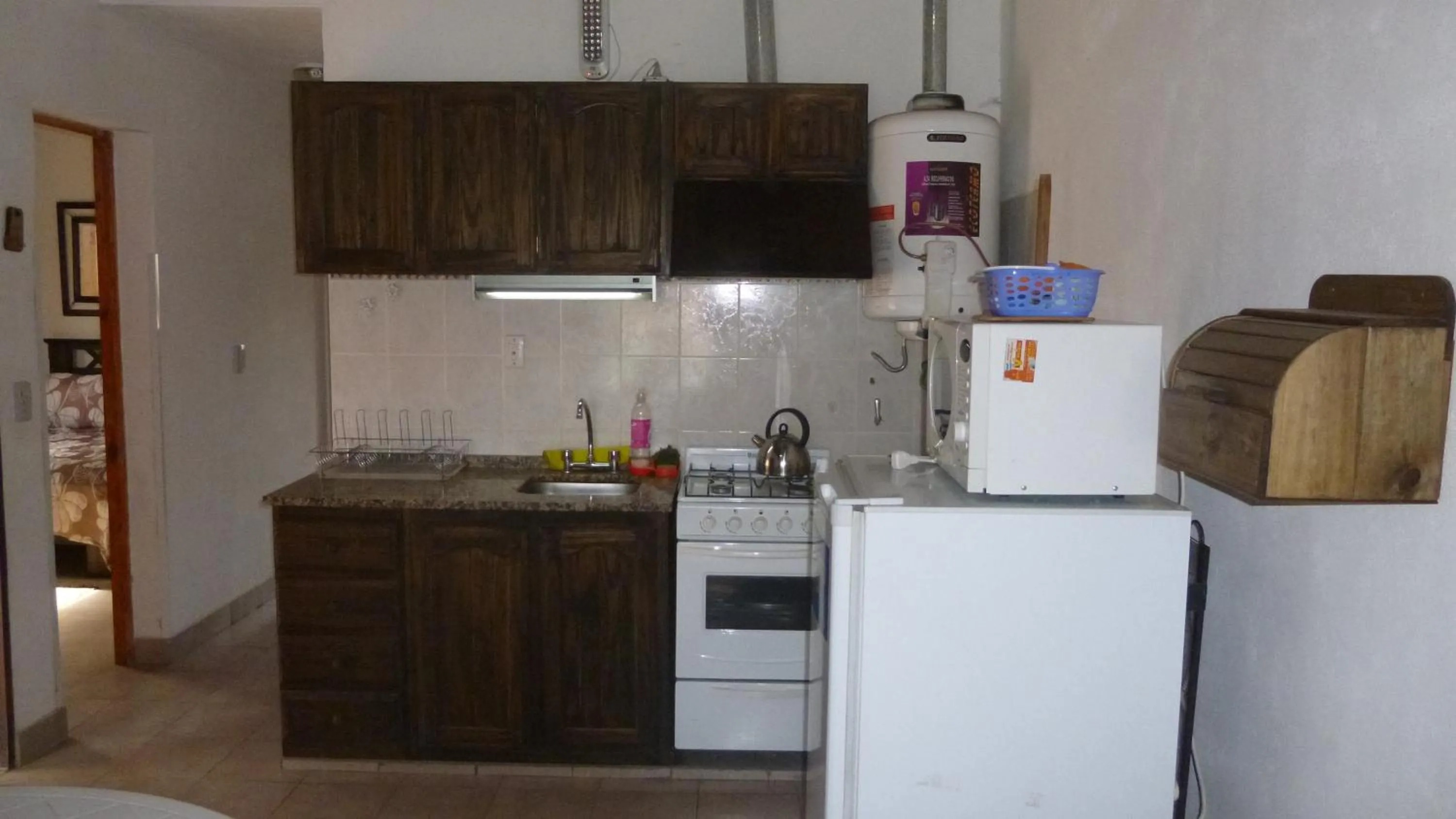 Kitchen or kitchenette in Cabanas los lirios