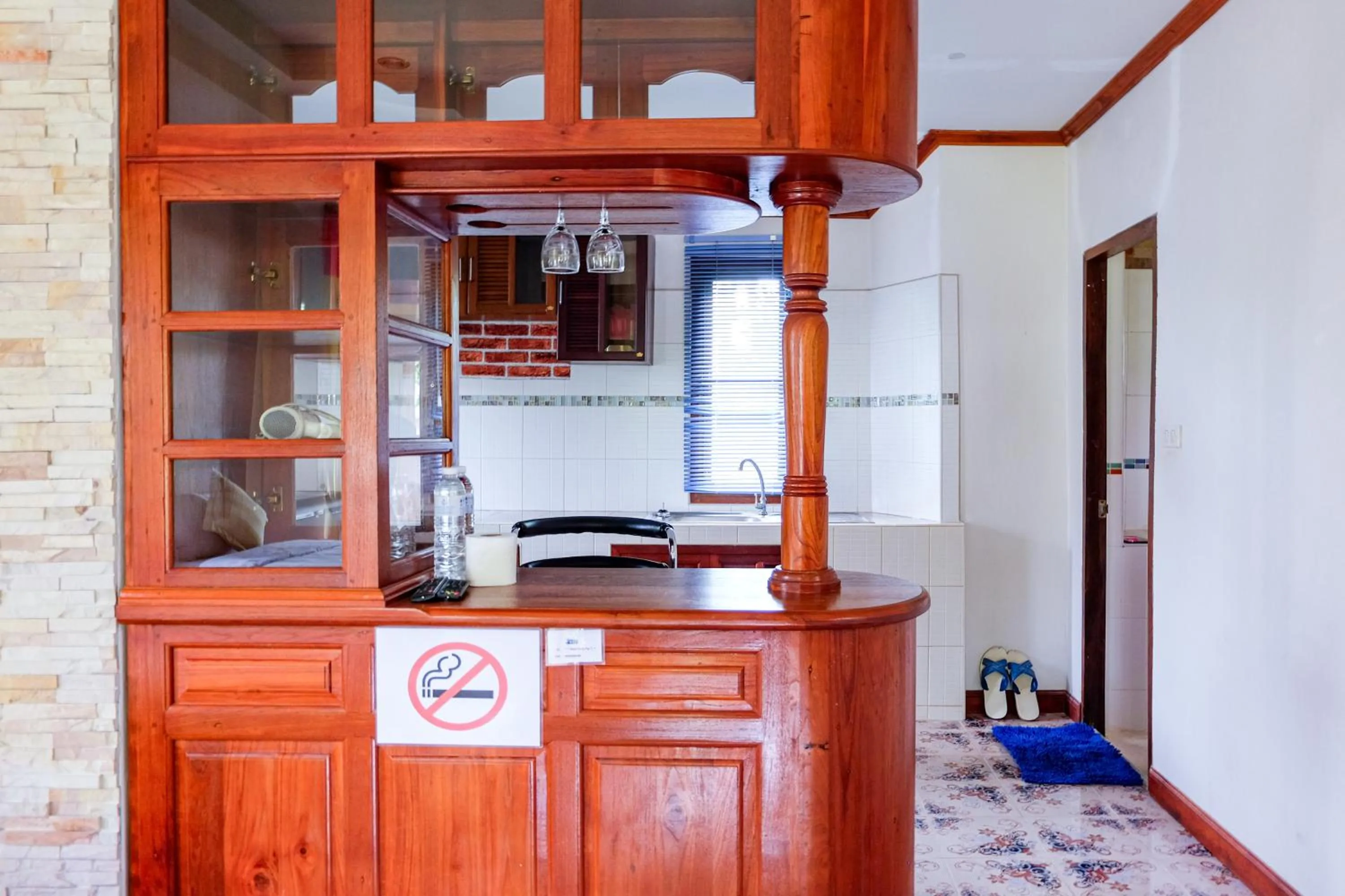 Kitchen or kitchenette in Mont Goei Pai