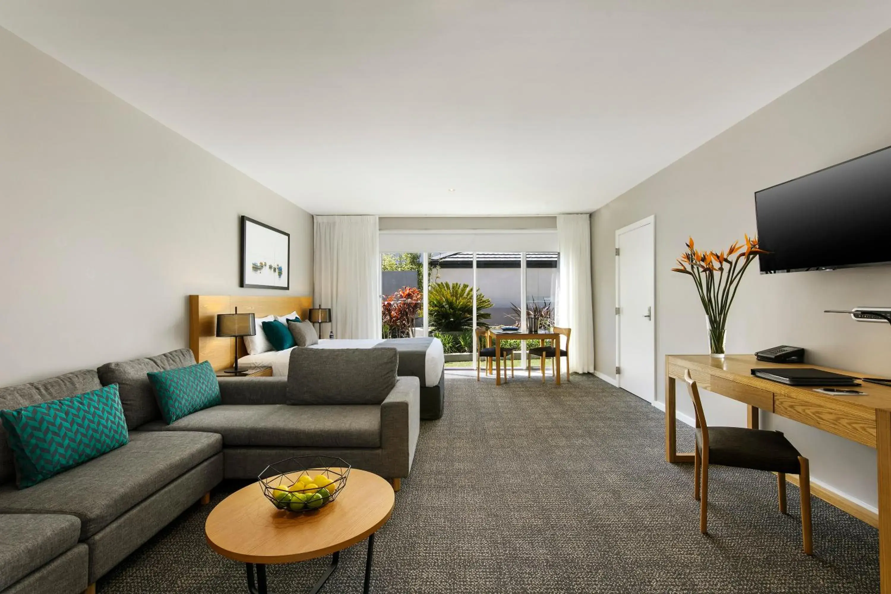 Living room in Quest Brighton on the Bay Living room in Quest Brighton on the Bay