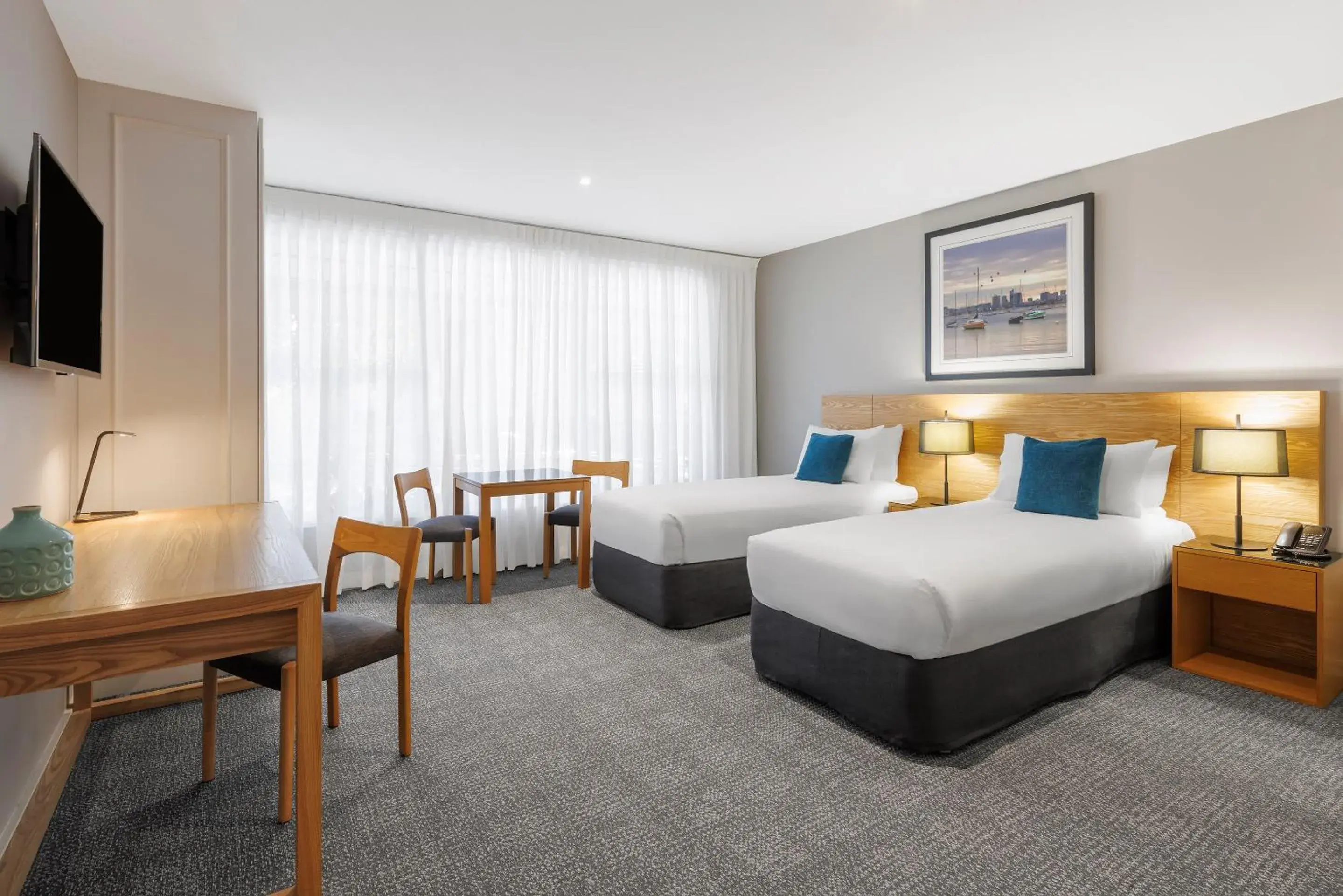 Bed in Quest Brighton on the Bay Bed in Quest Brighton on the Bay