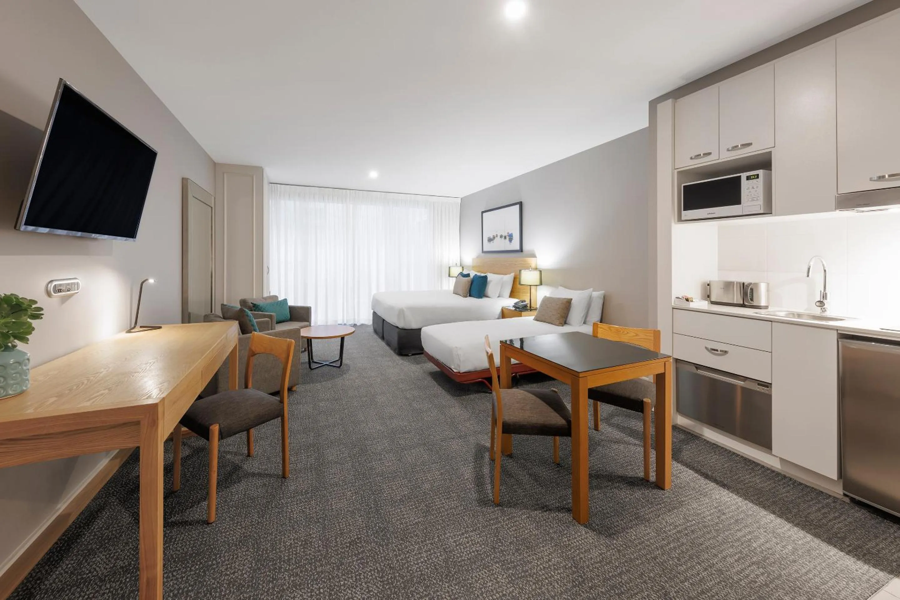 Bed in Quest Brighton on the Bay