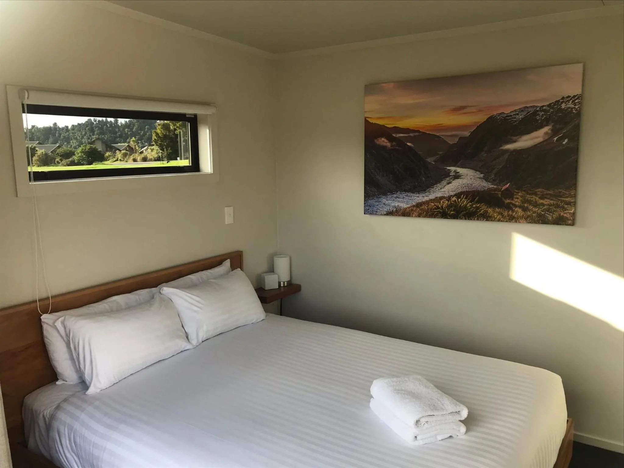 Bed in Alpine Escape